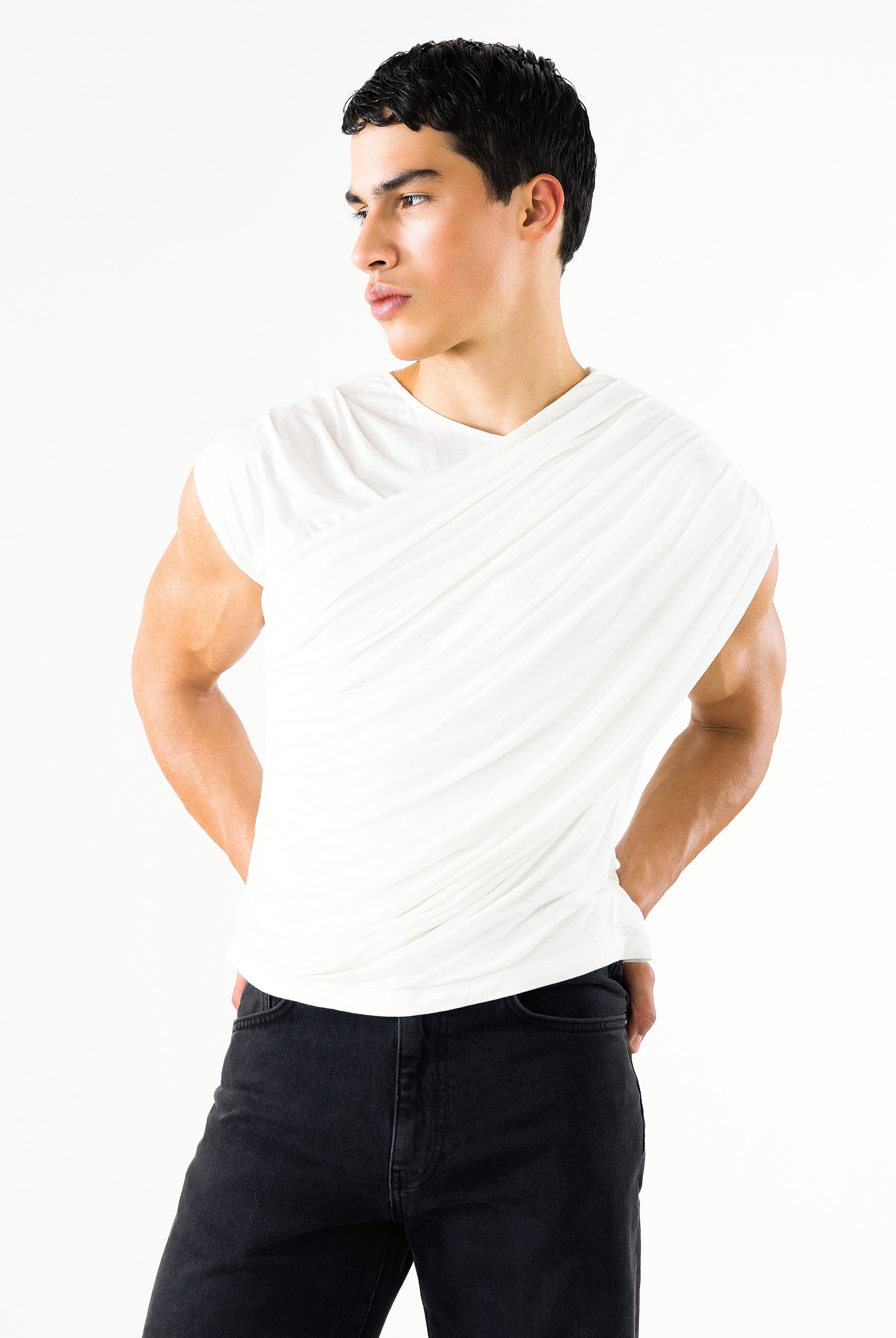 Castiel Top Ivory