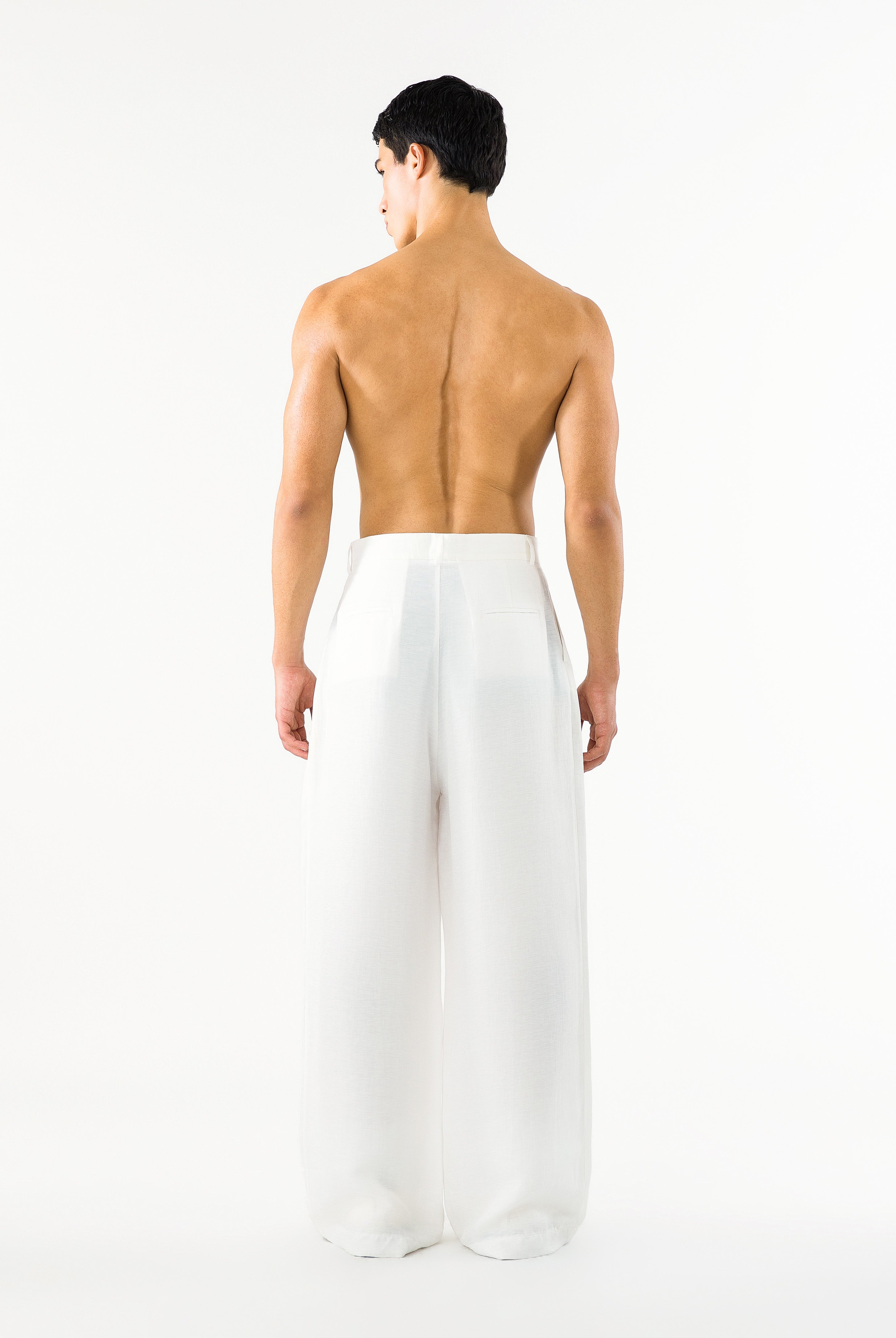 Benjamin Pants Ivory Linen
