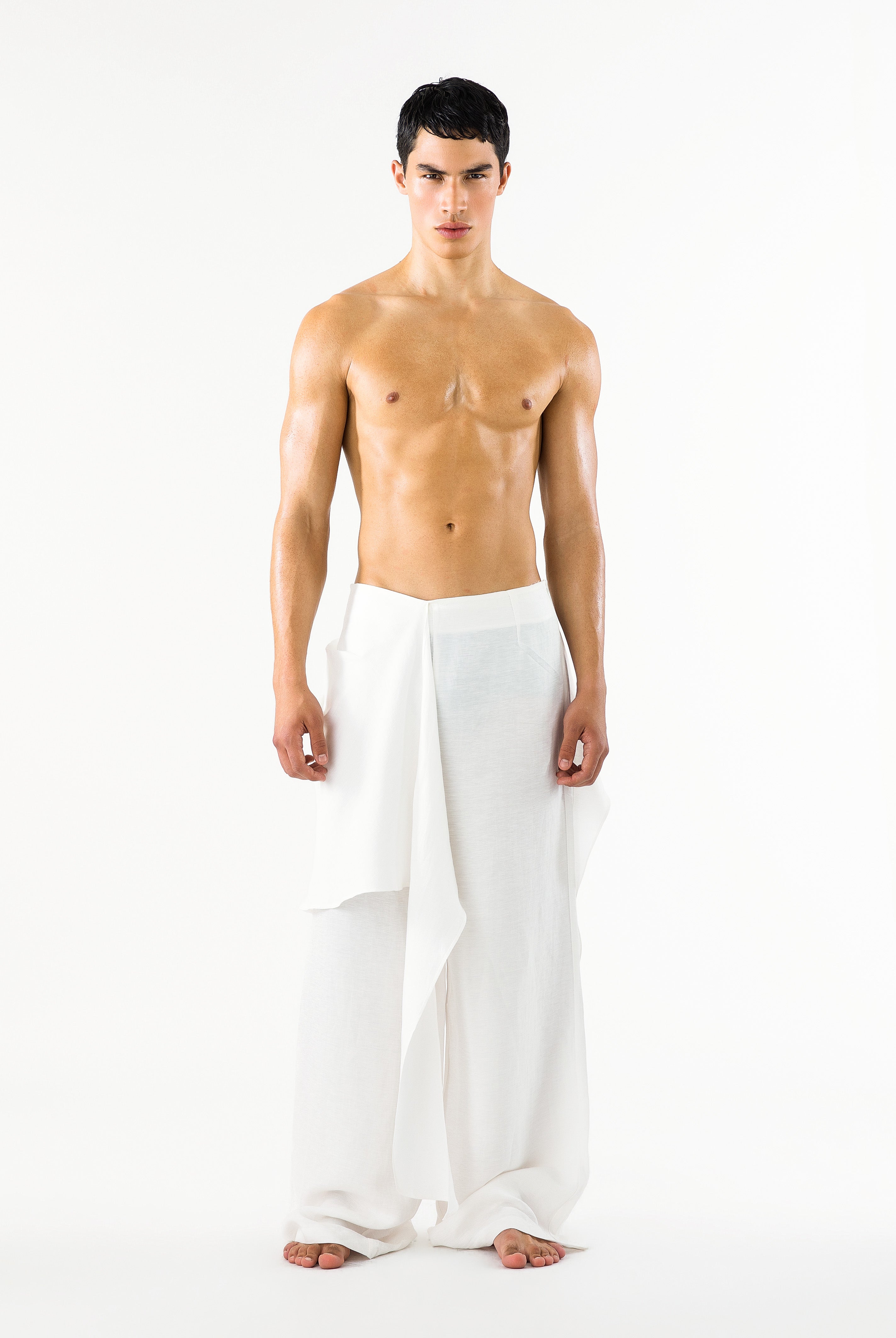 Lucile Pants Ivory Linen