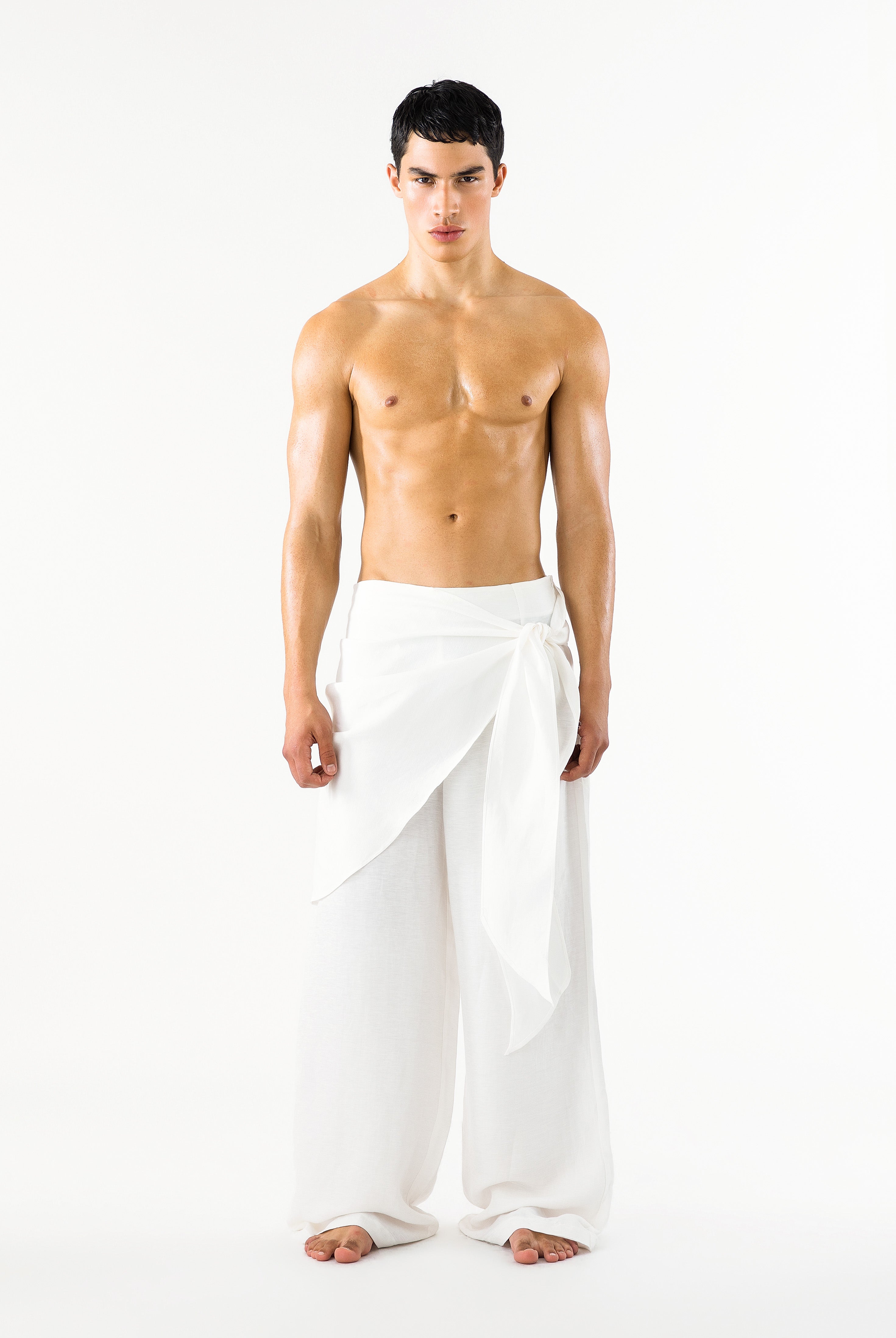 Lucile Pants Ivory Linen