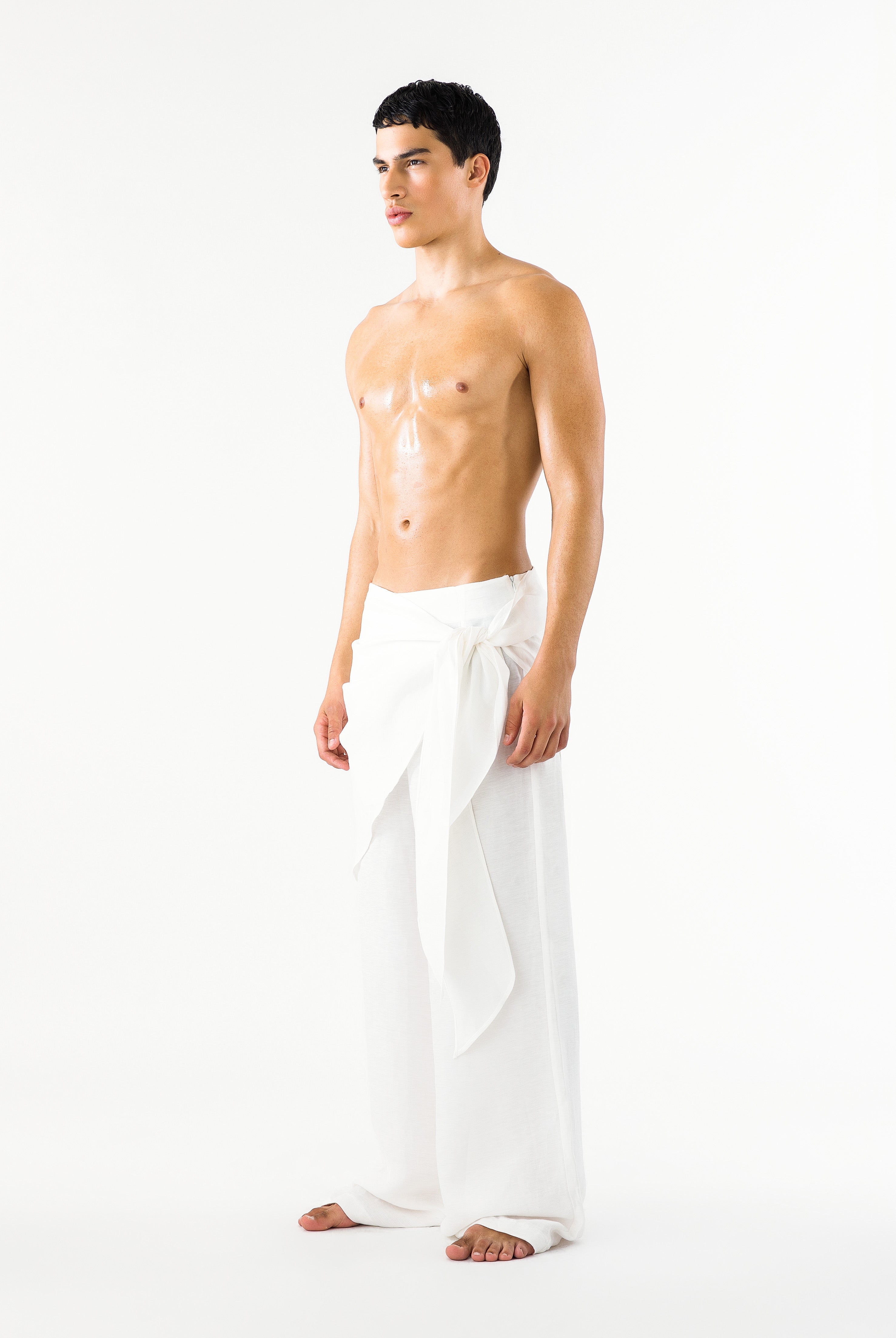 Lucile Pants Ivory Linen