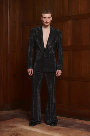 
            
                Load image into Gallery viewer, Lester Rhinestone Blazer
            
        