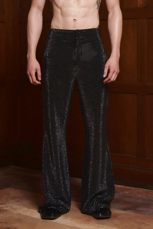 
            
                Load image into Gallery viewer, Leighton Rhinestone Pants Black
            
        