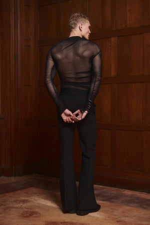 
            
                Load image into Gallery viewer, Blaise Top Black Mesh
            
        