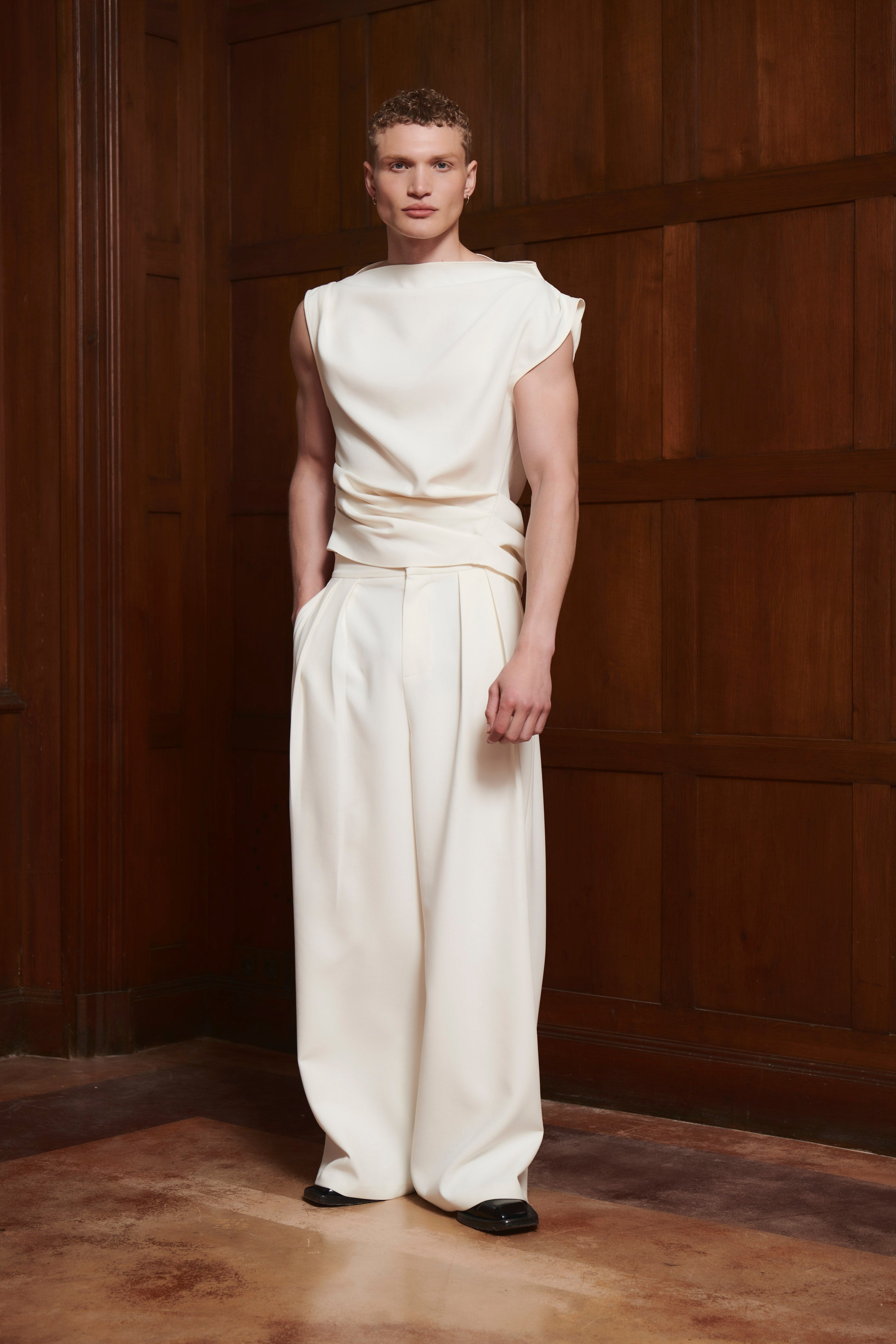 Gideon Top Ivory