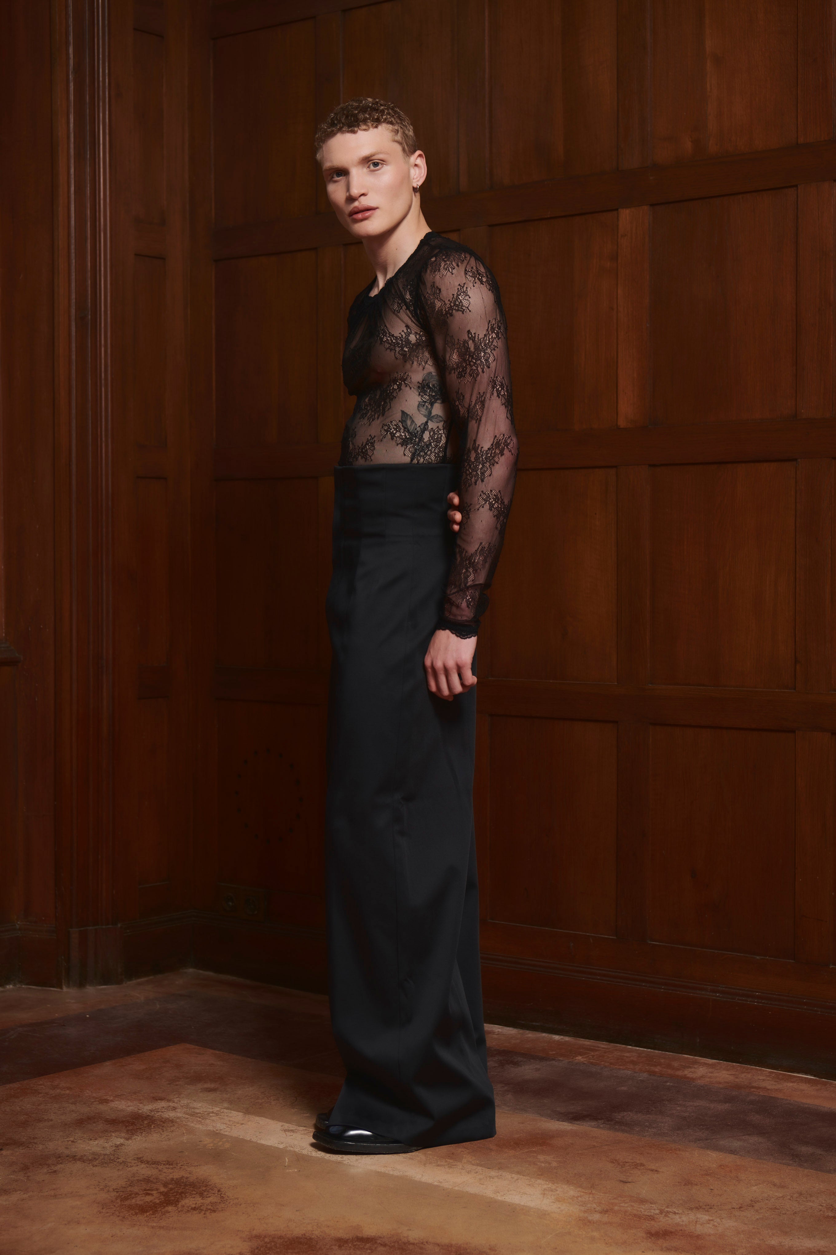 Lyas Lace Top Black