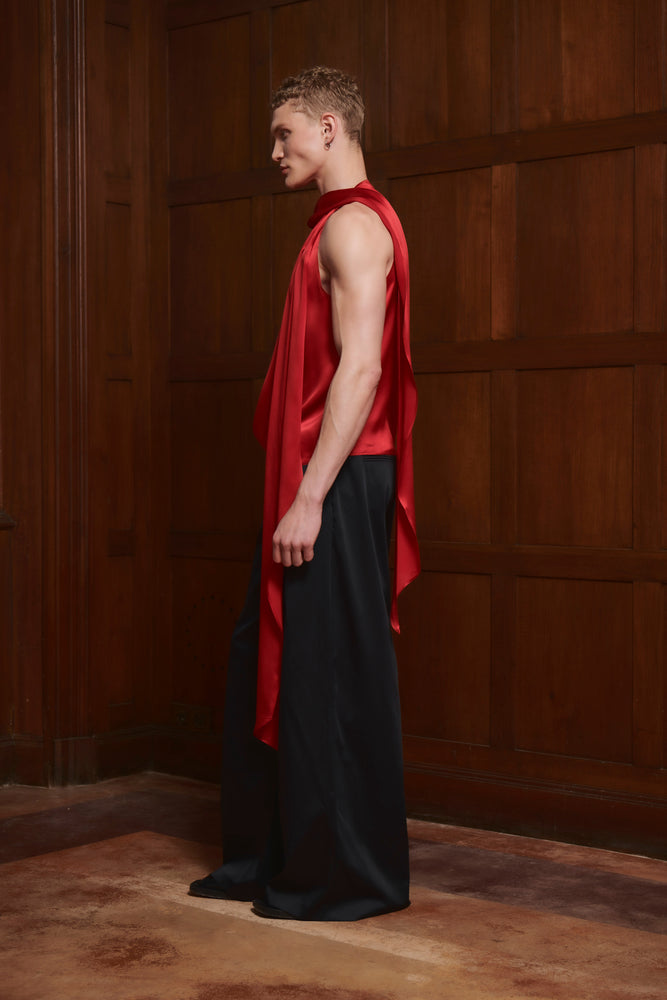 Florentine Top Red SILK