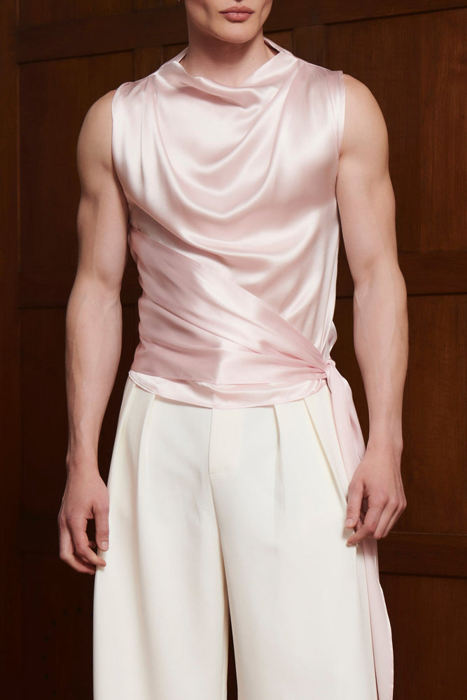 Pierson Top Soft Pink SILK