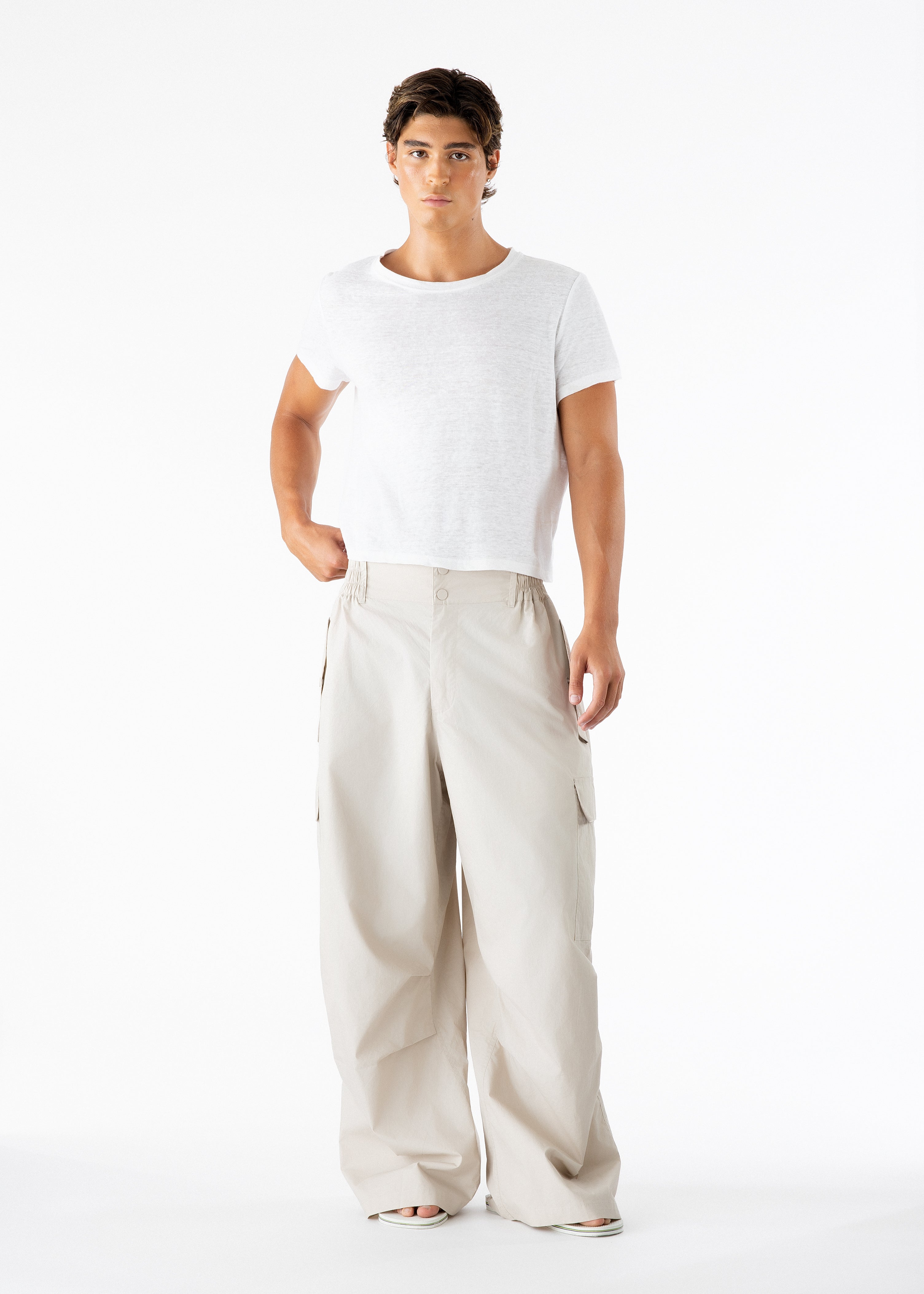 Oren Linen Tee White