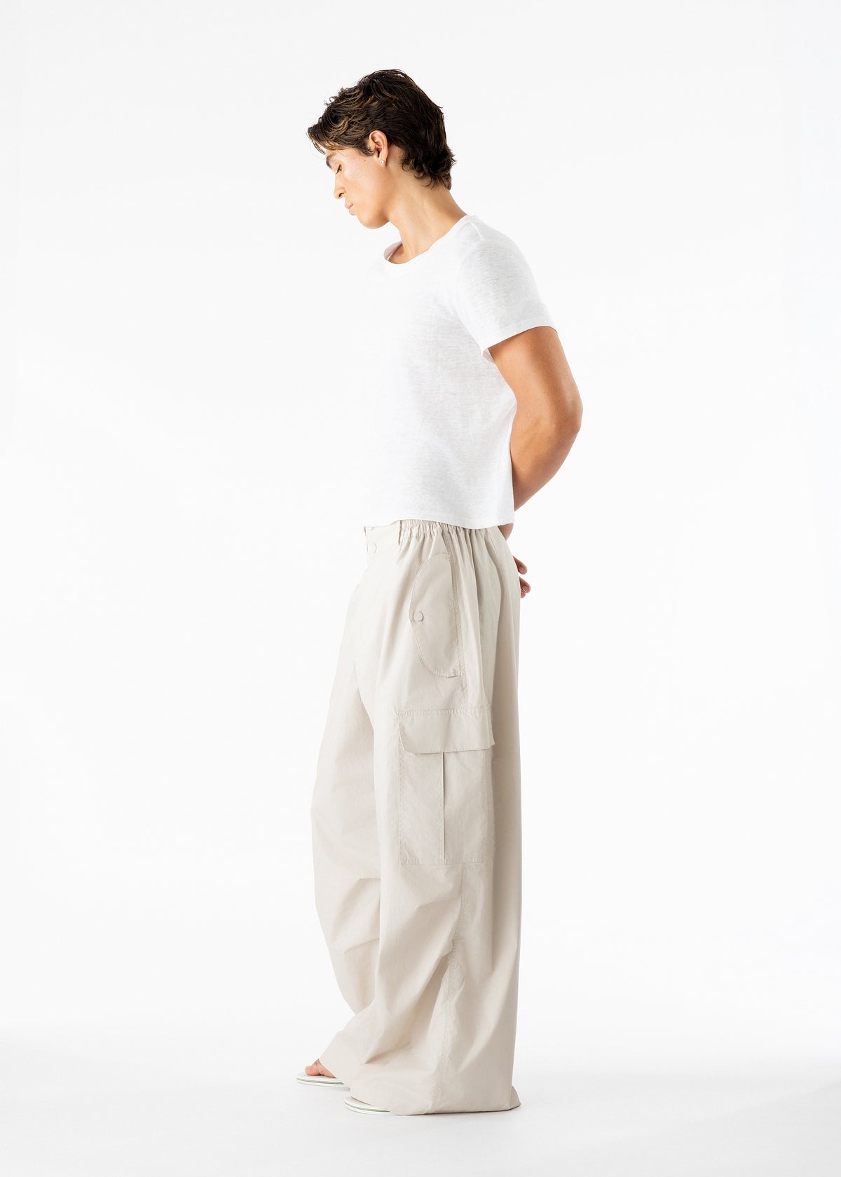 Oren Linen Tee White