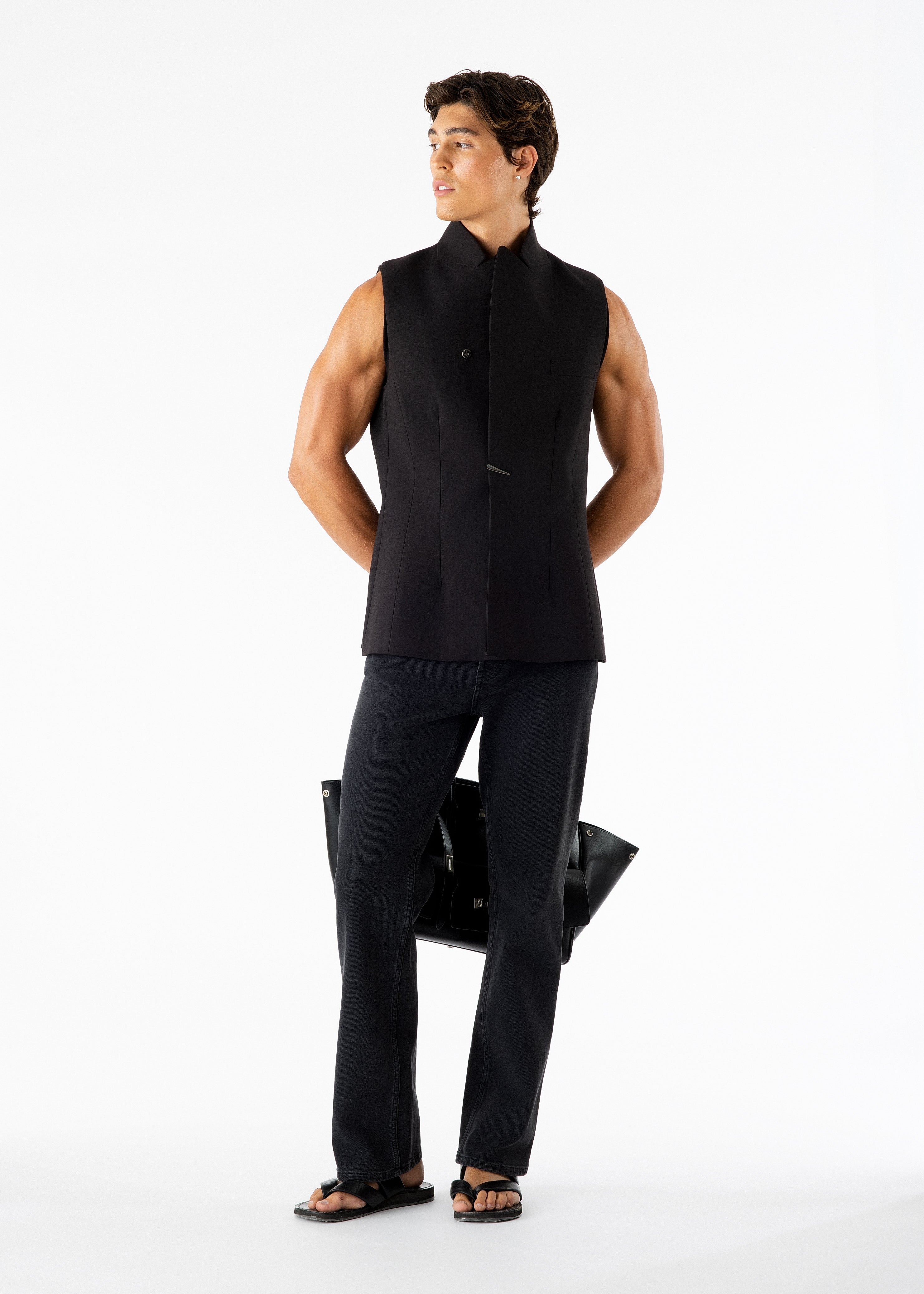 John Denim Pant Washed Black