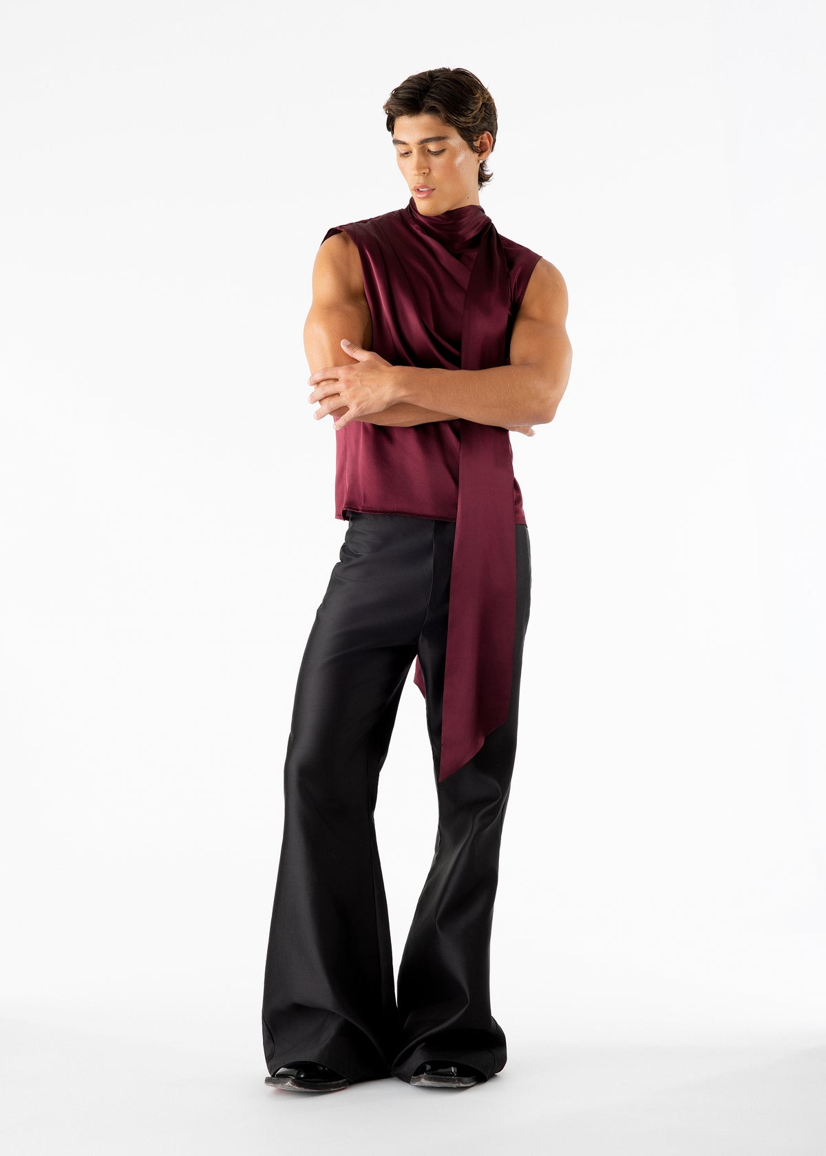 Jaden Silk Top Wine