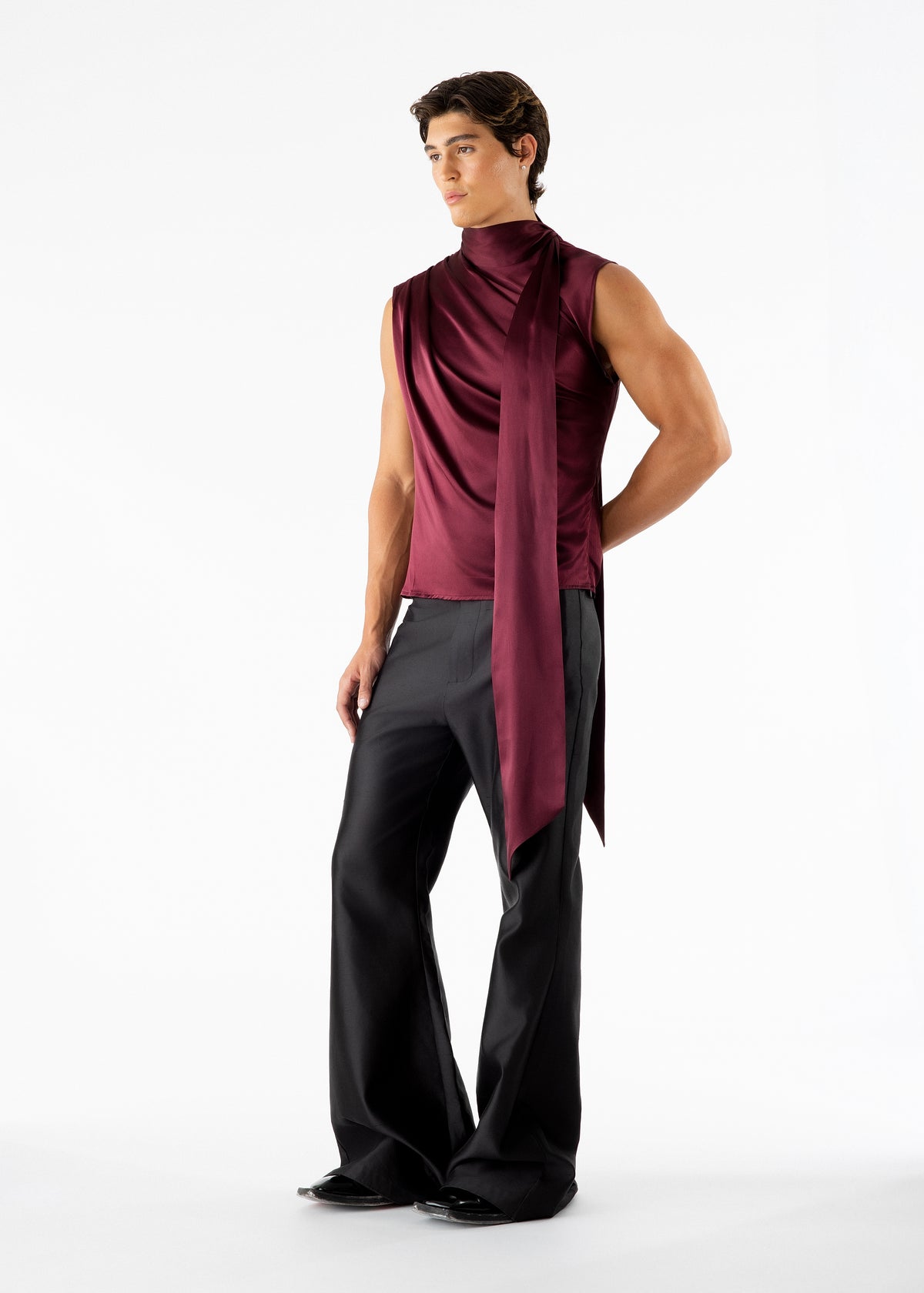Jaden Silk Top Wine