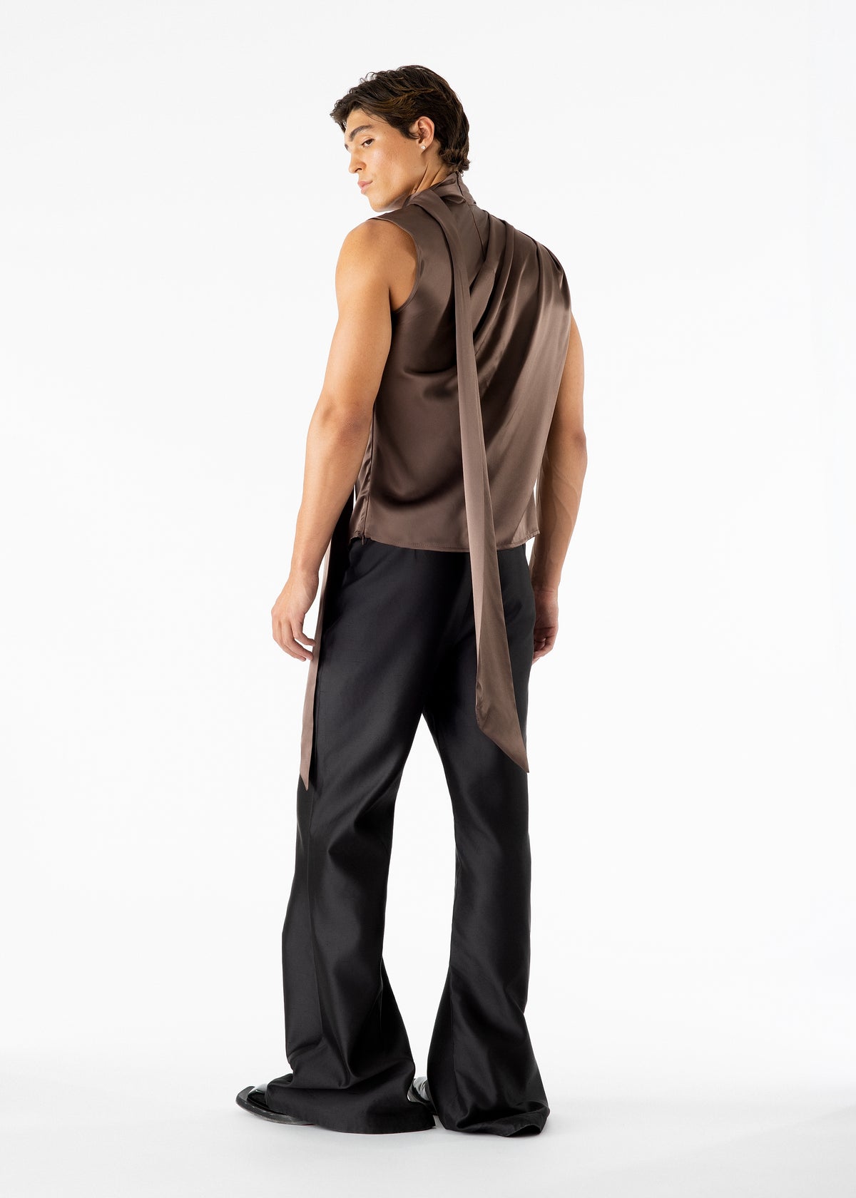 Jaden Silk Top Chocolate