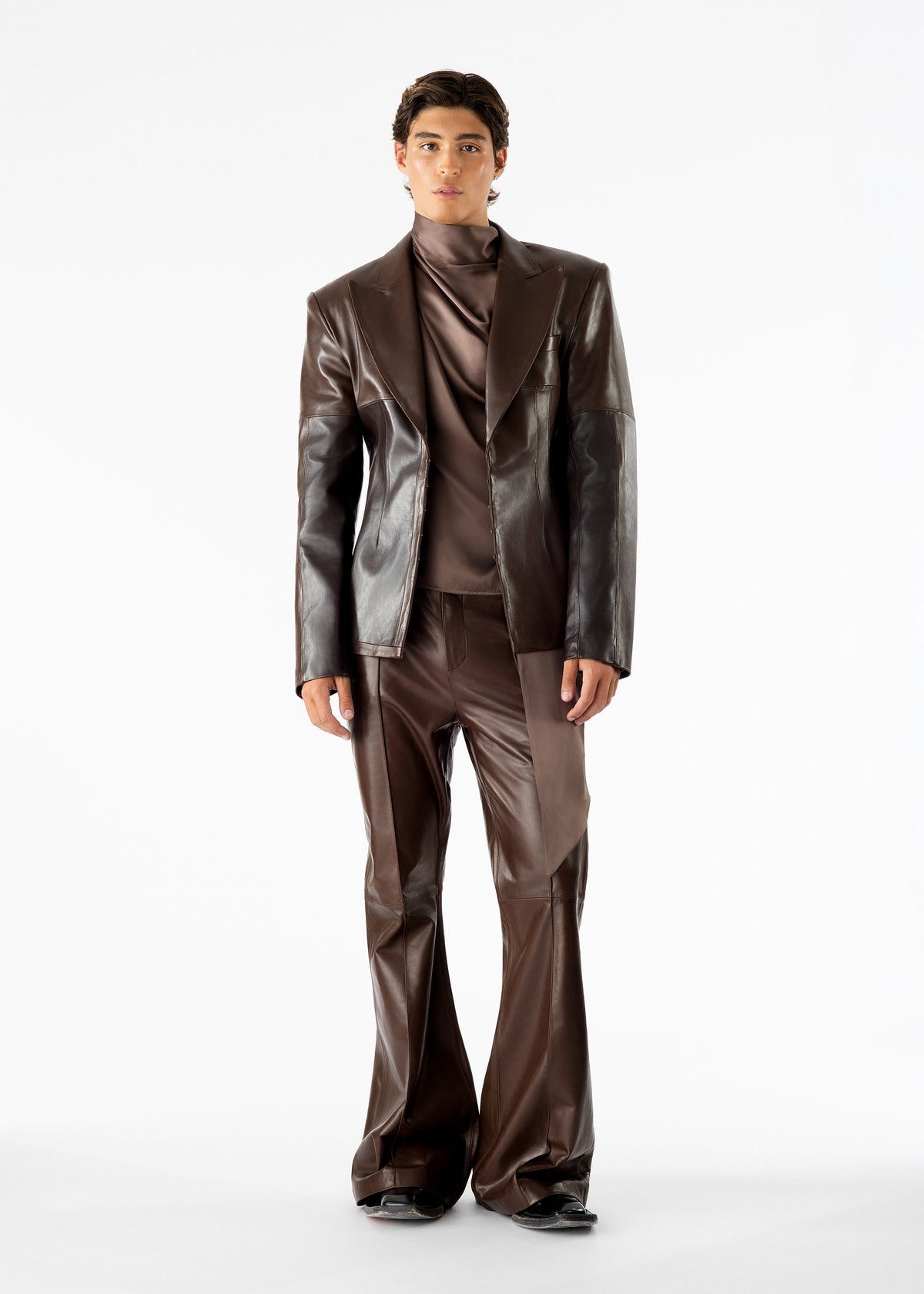 Jaden Silk Top Chocolate