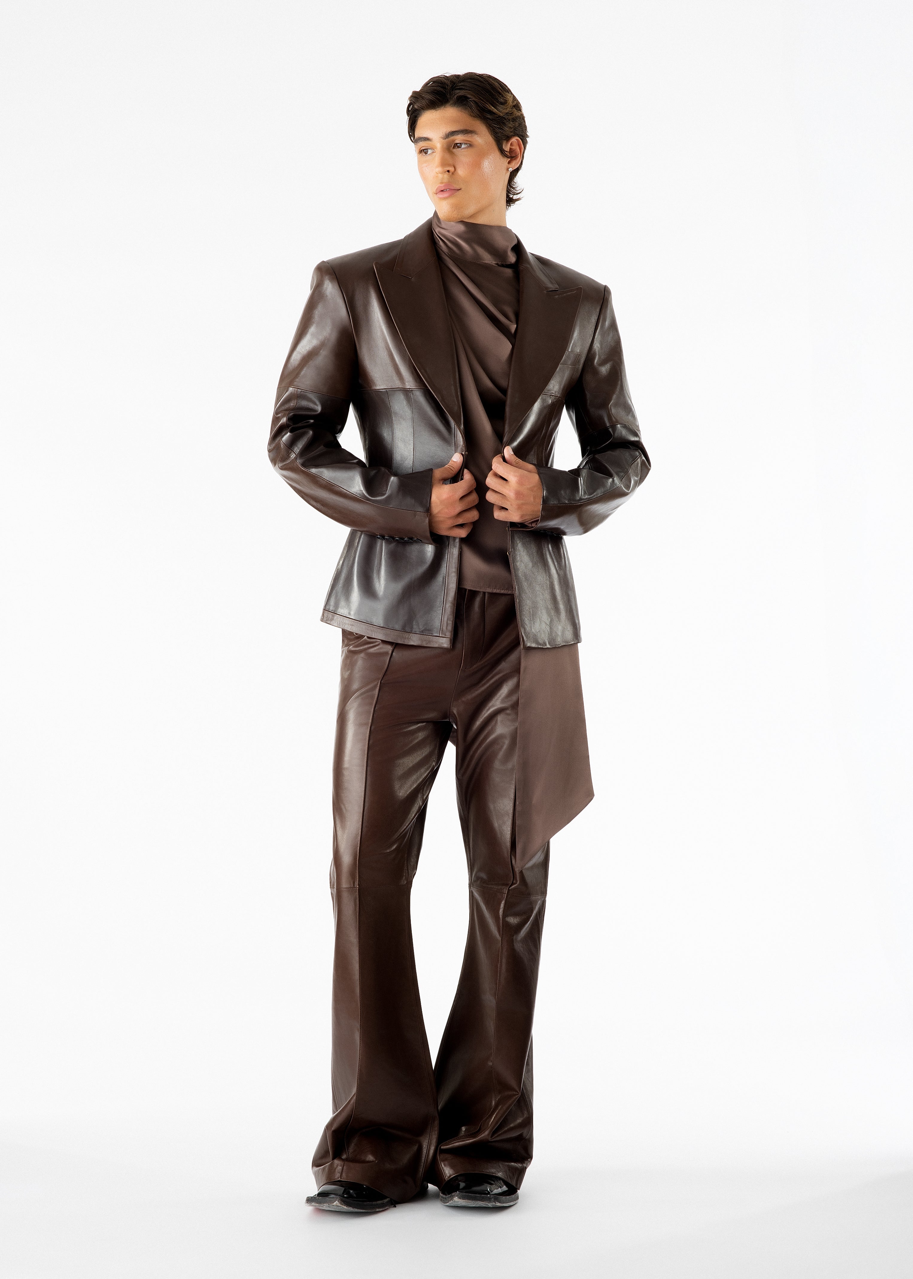 Jaden Silk Top Chocolate