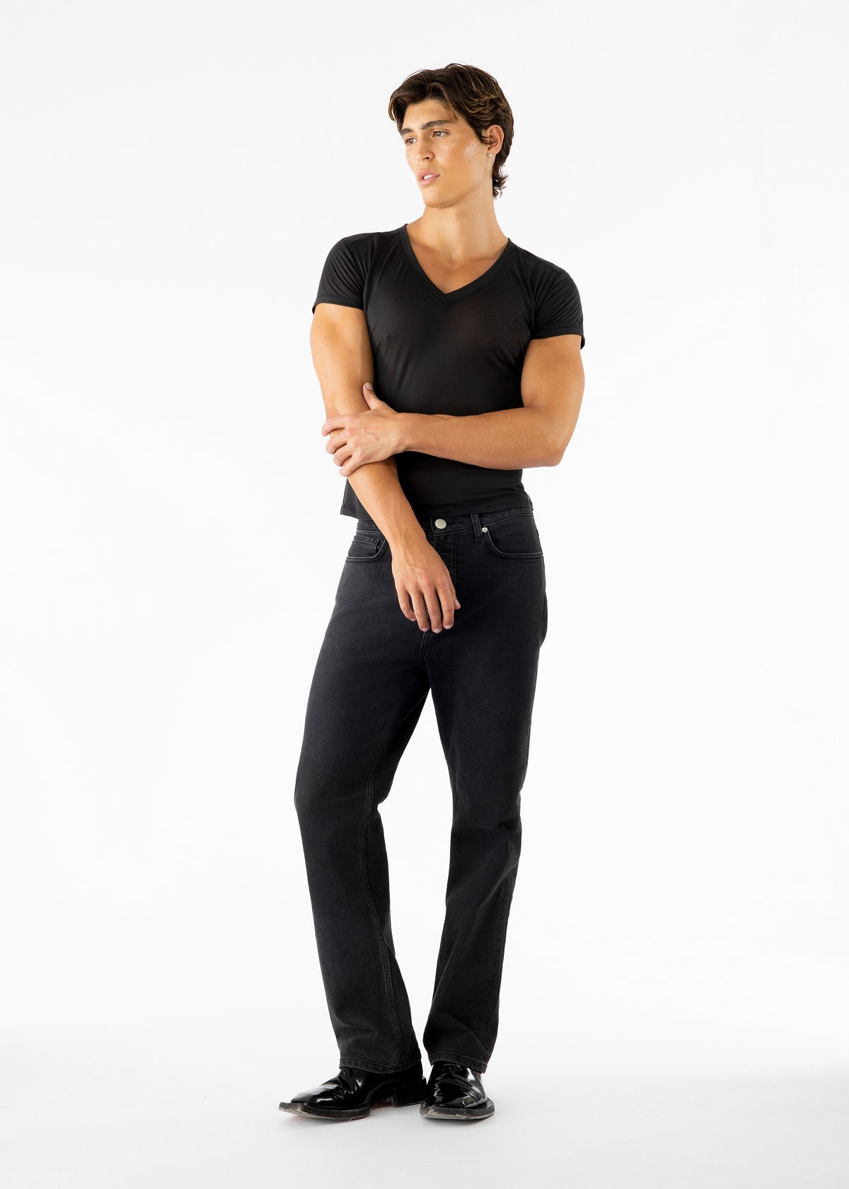 John Denim Pant Washed Black