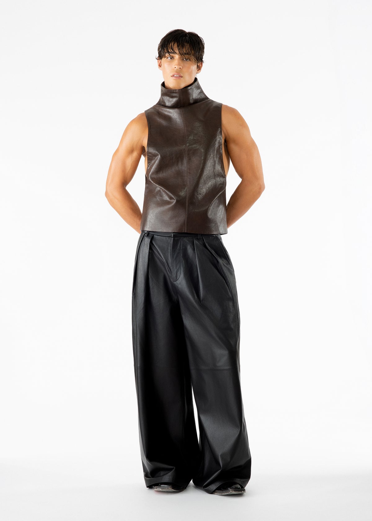 Eros Pants Black Leather