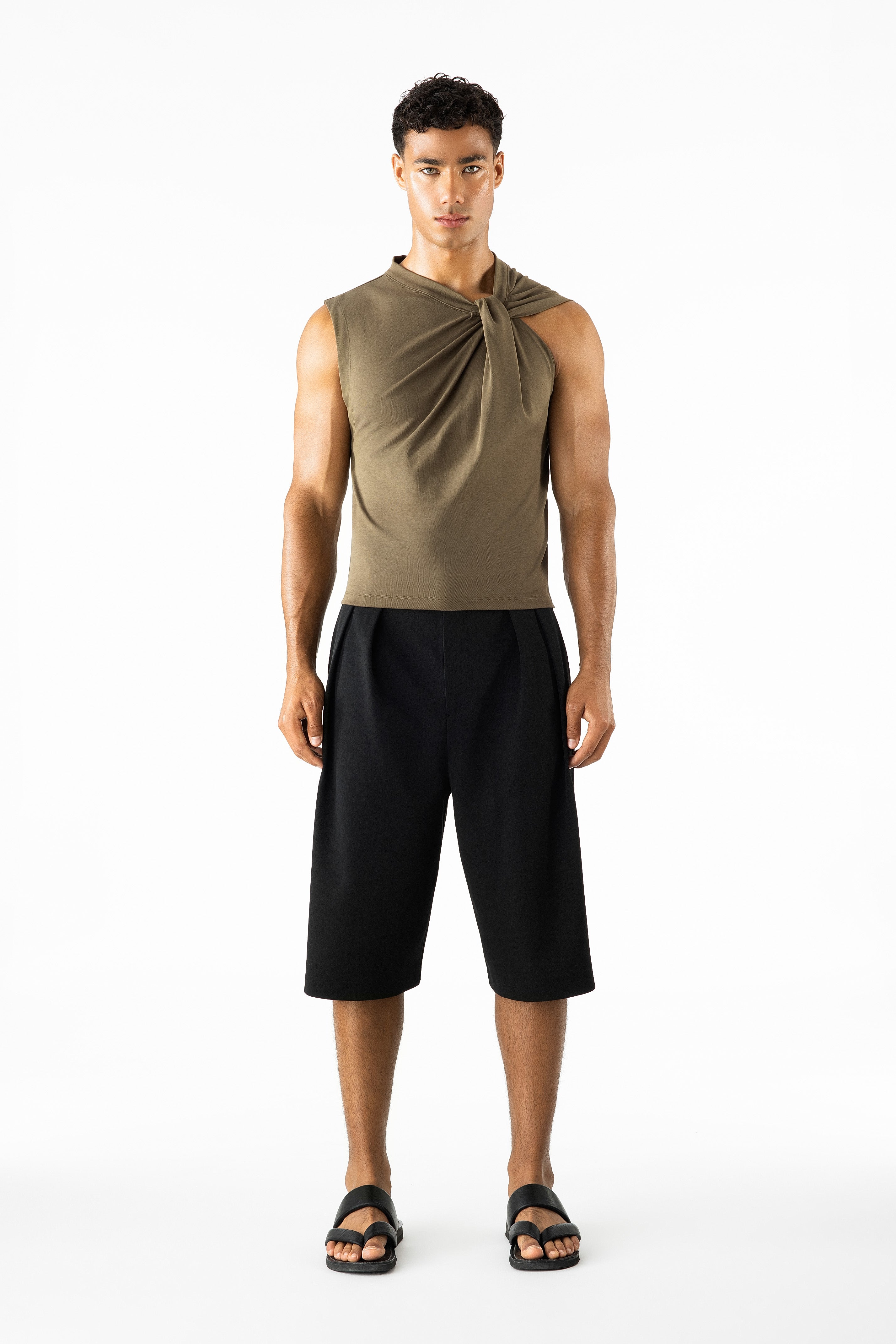 Alix Top Khaki