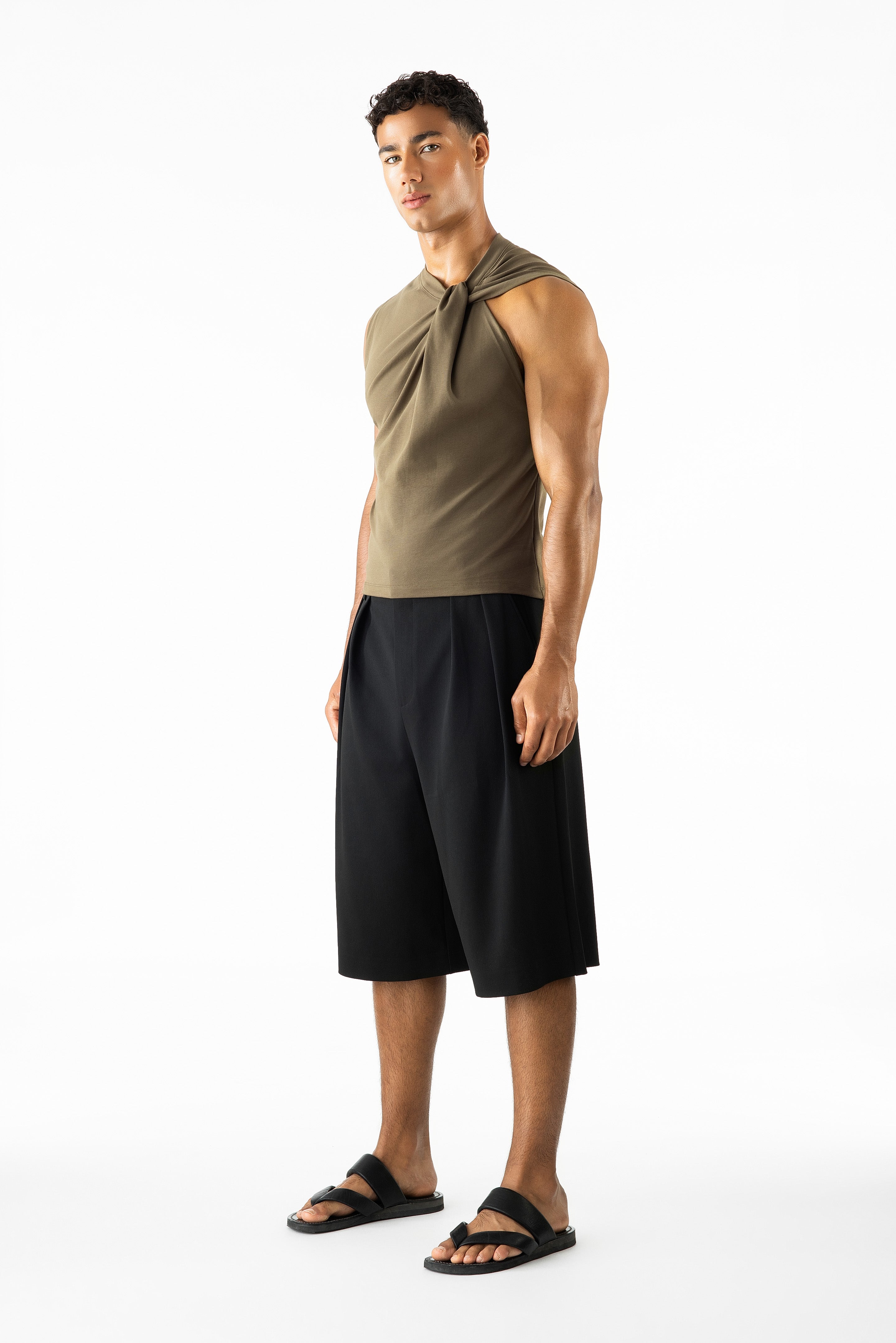 Alix Top Khaki