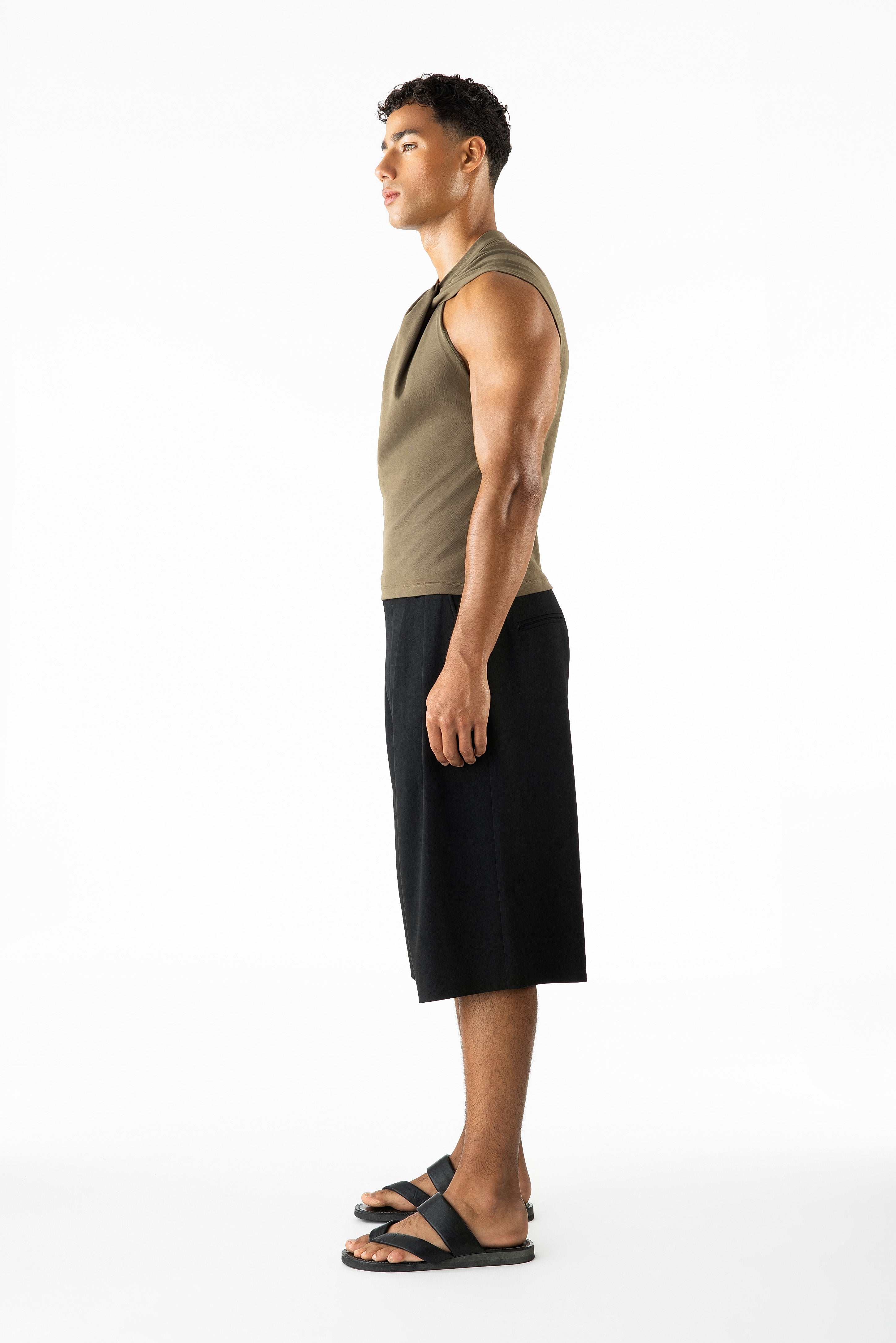 Alix Top Khaki