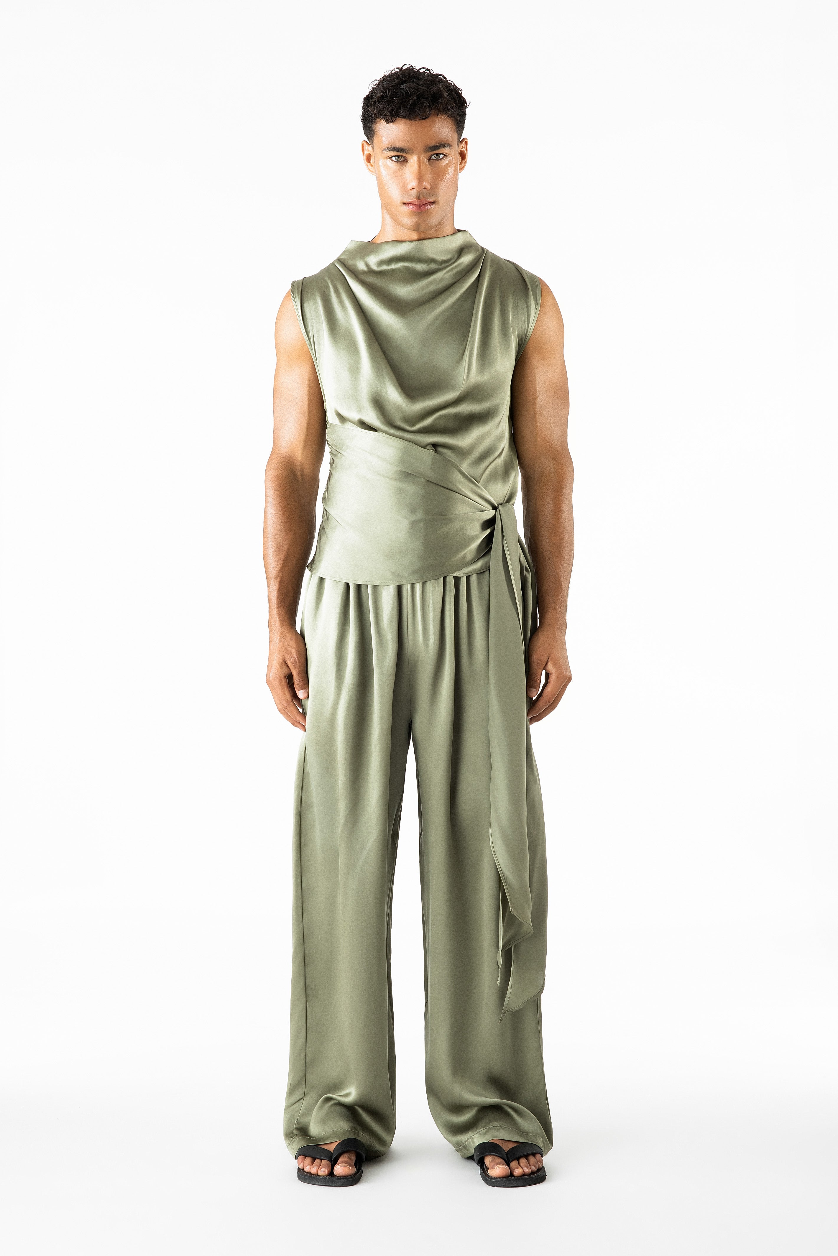 Pierson Top Khaki SILK