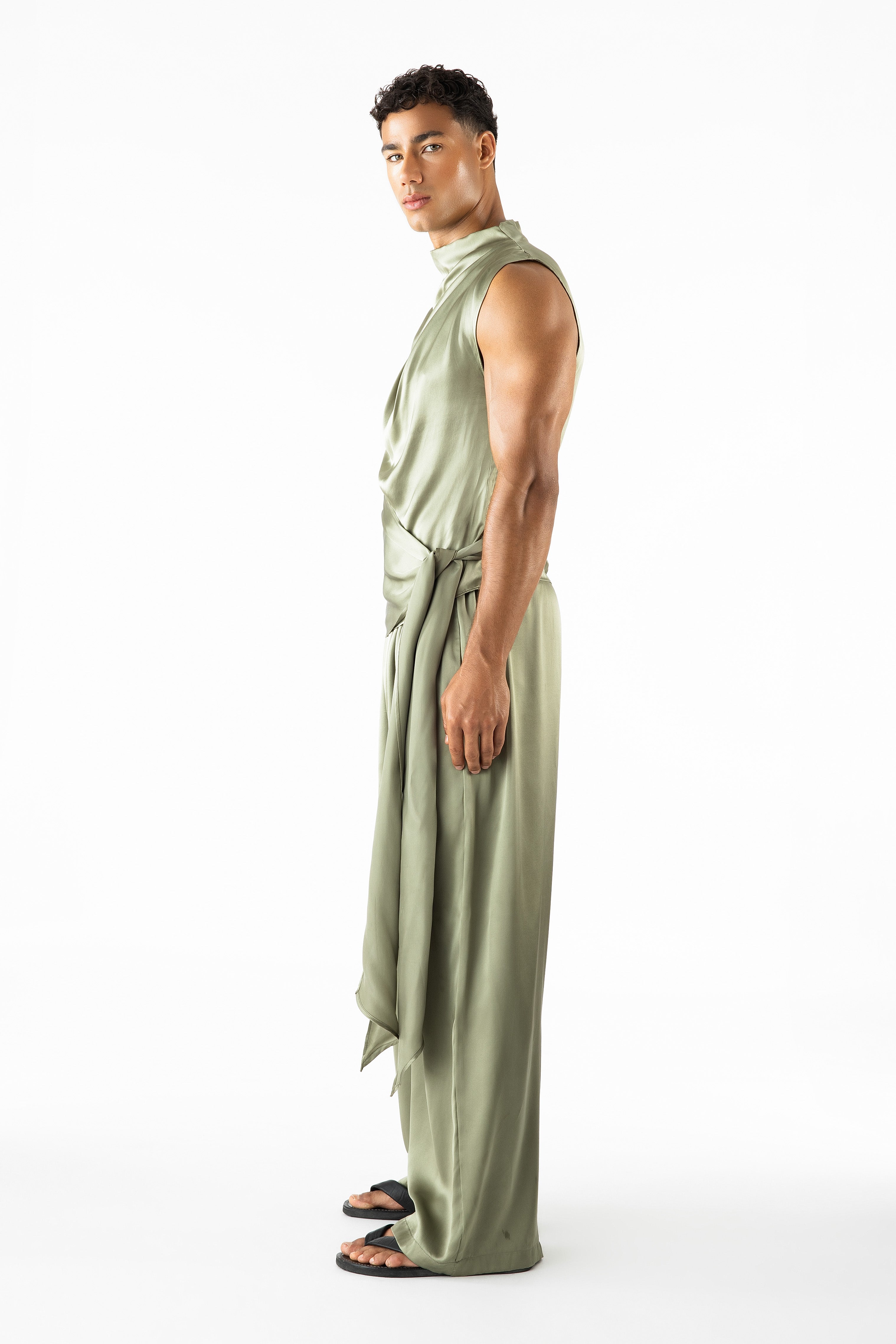 Pierson Top Khaki SILK