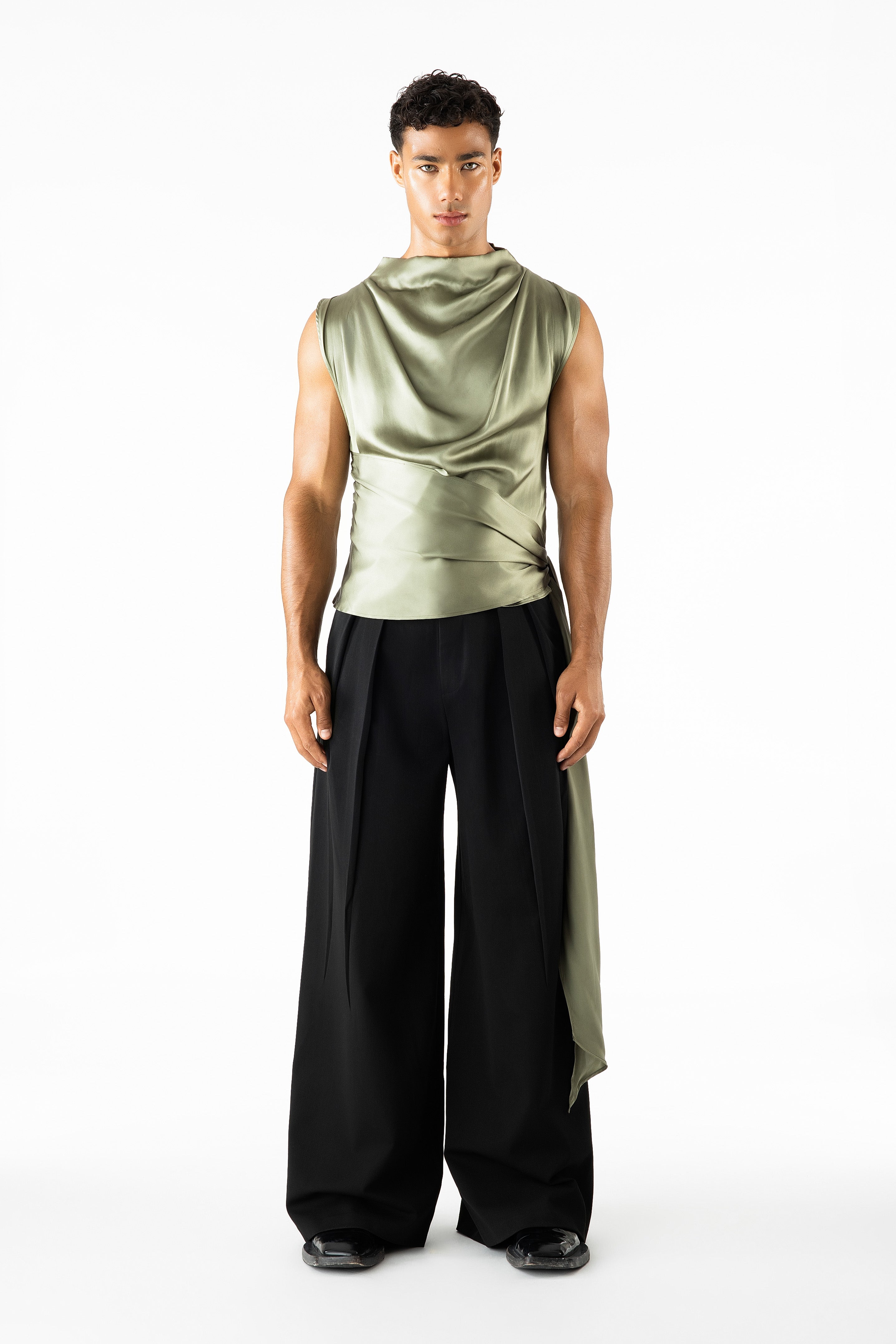 Pierson Top Khaki SILK