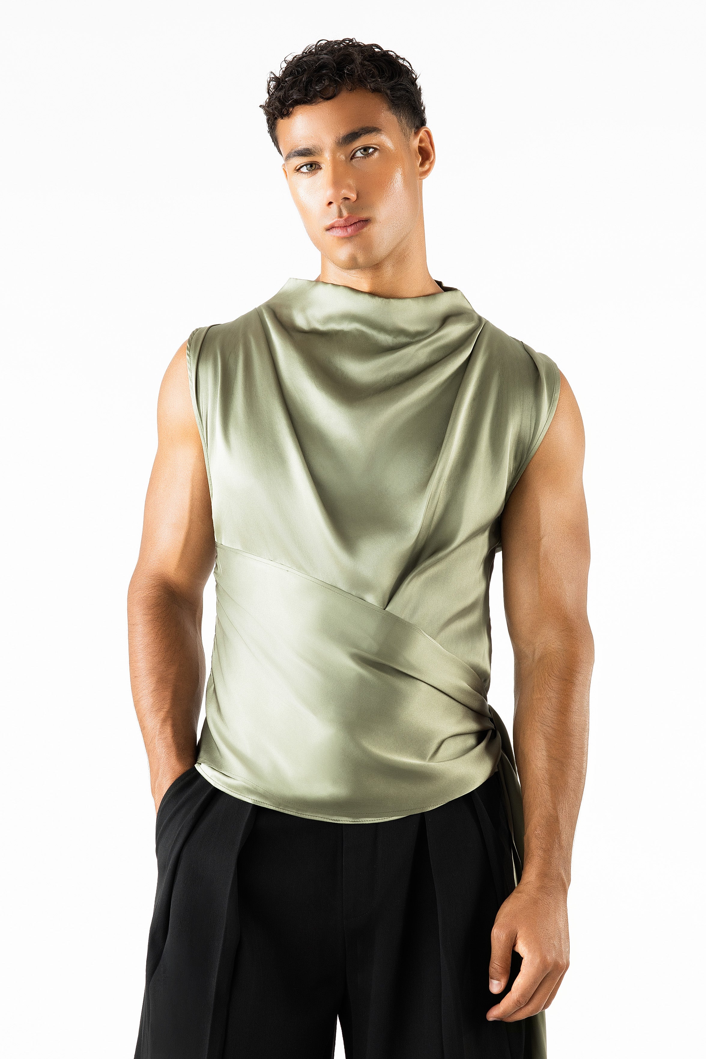Pierson Top Khaki SILK