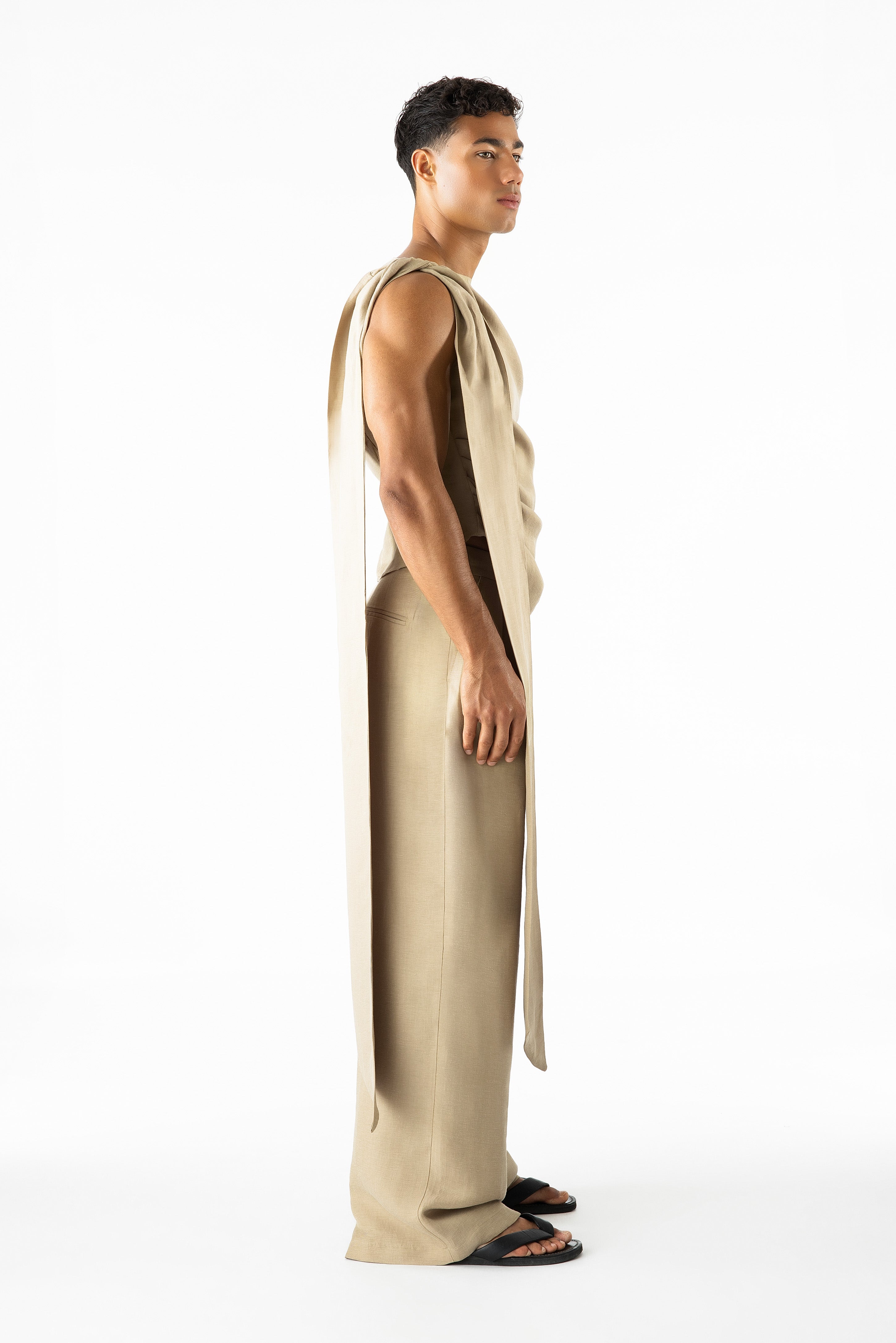 Ash Top Sage Linen