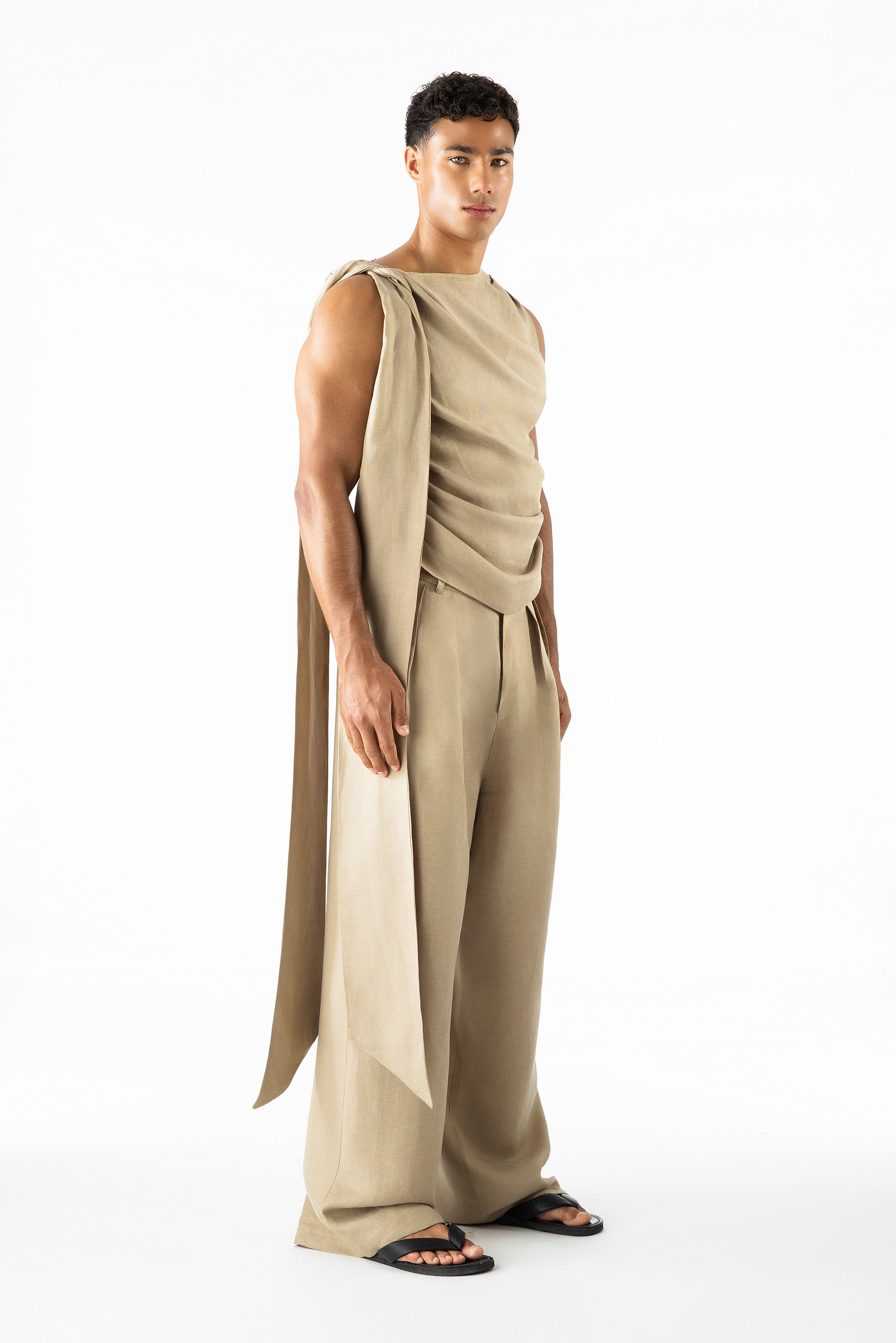 Ash Top Sage Linen