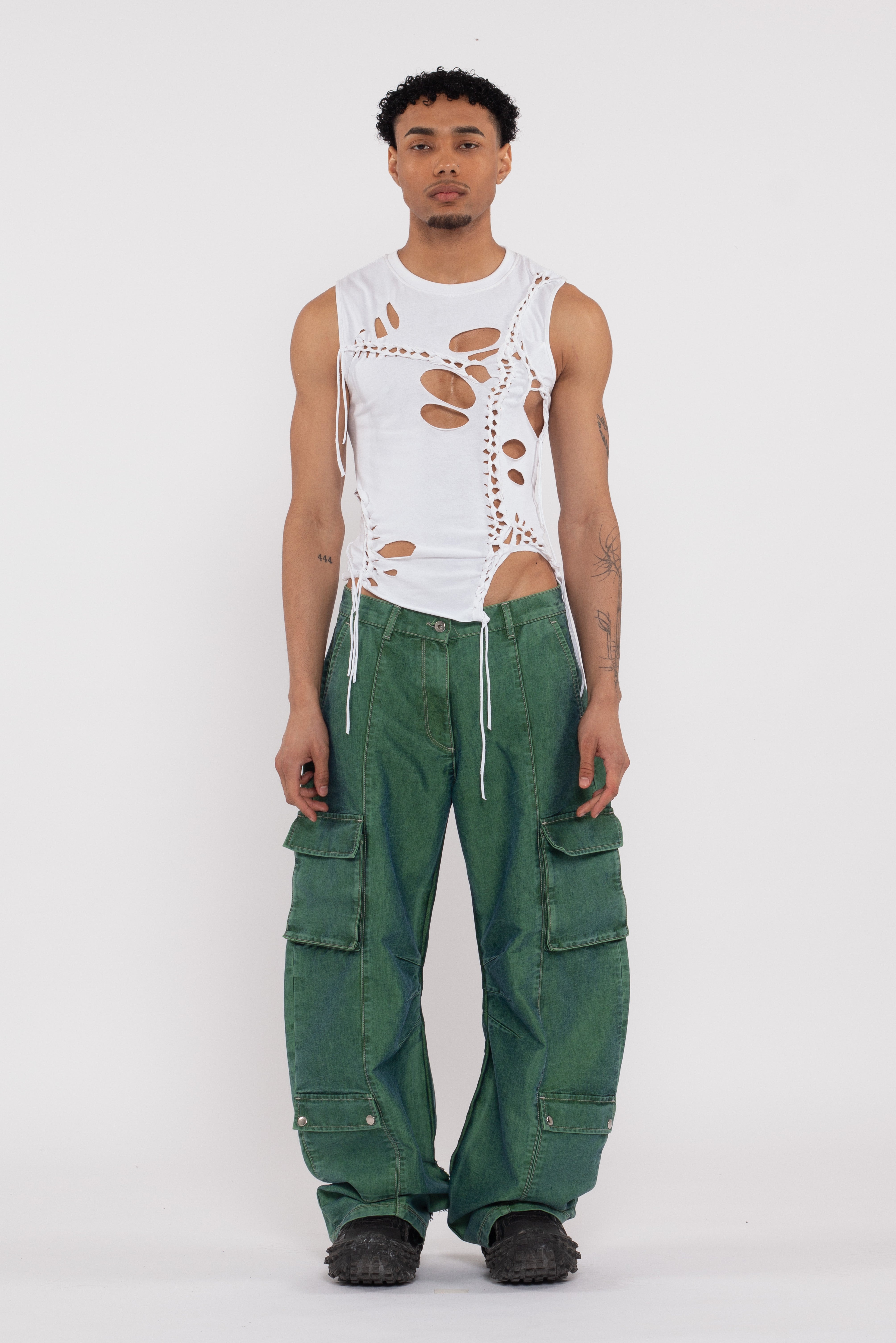 Jacques Braided Top White