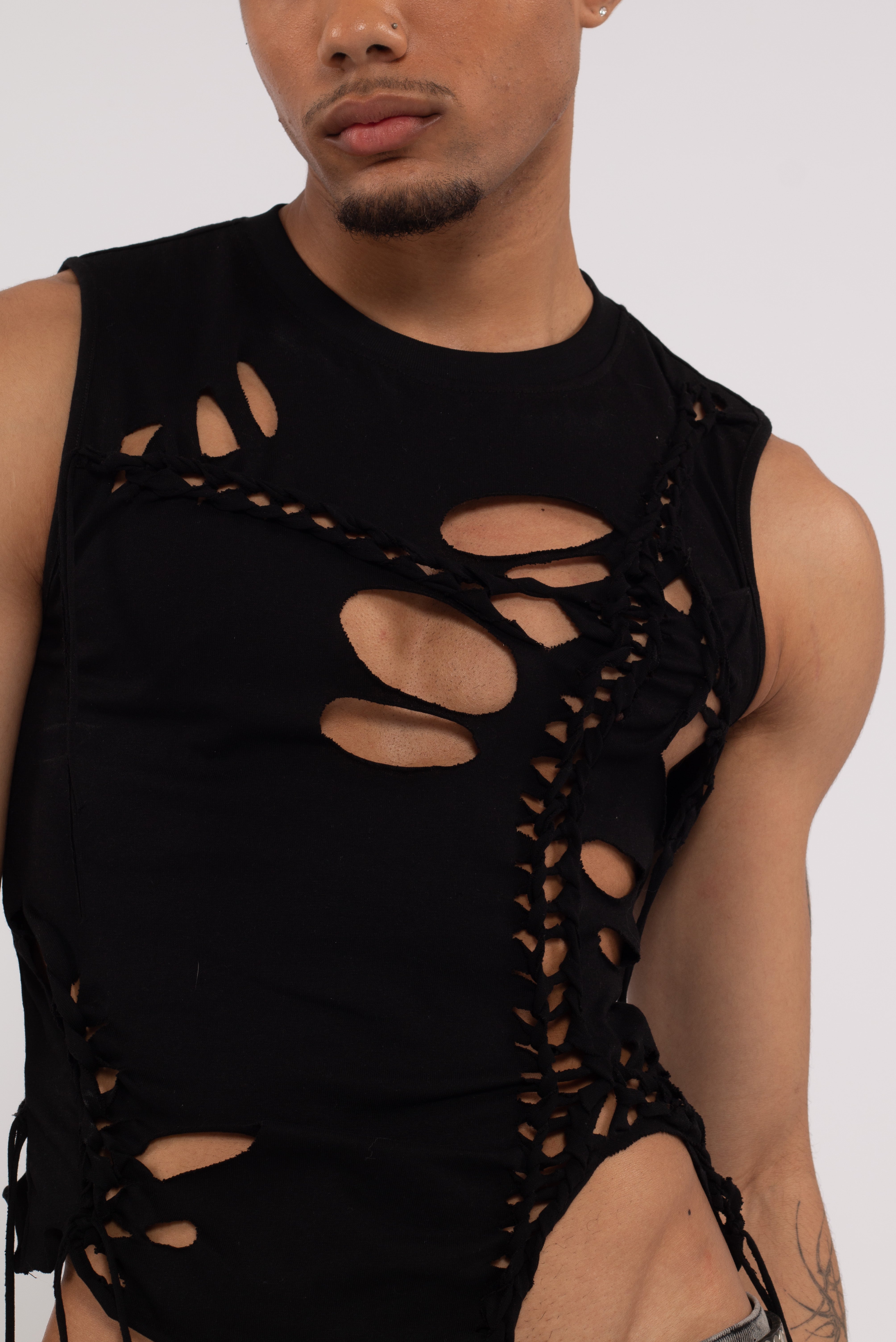 Jacques Braided Top Black