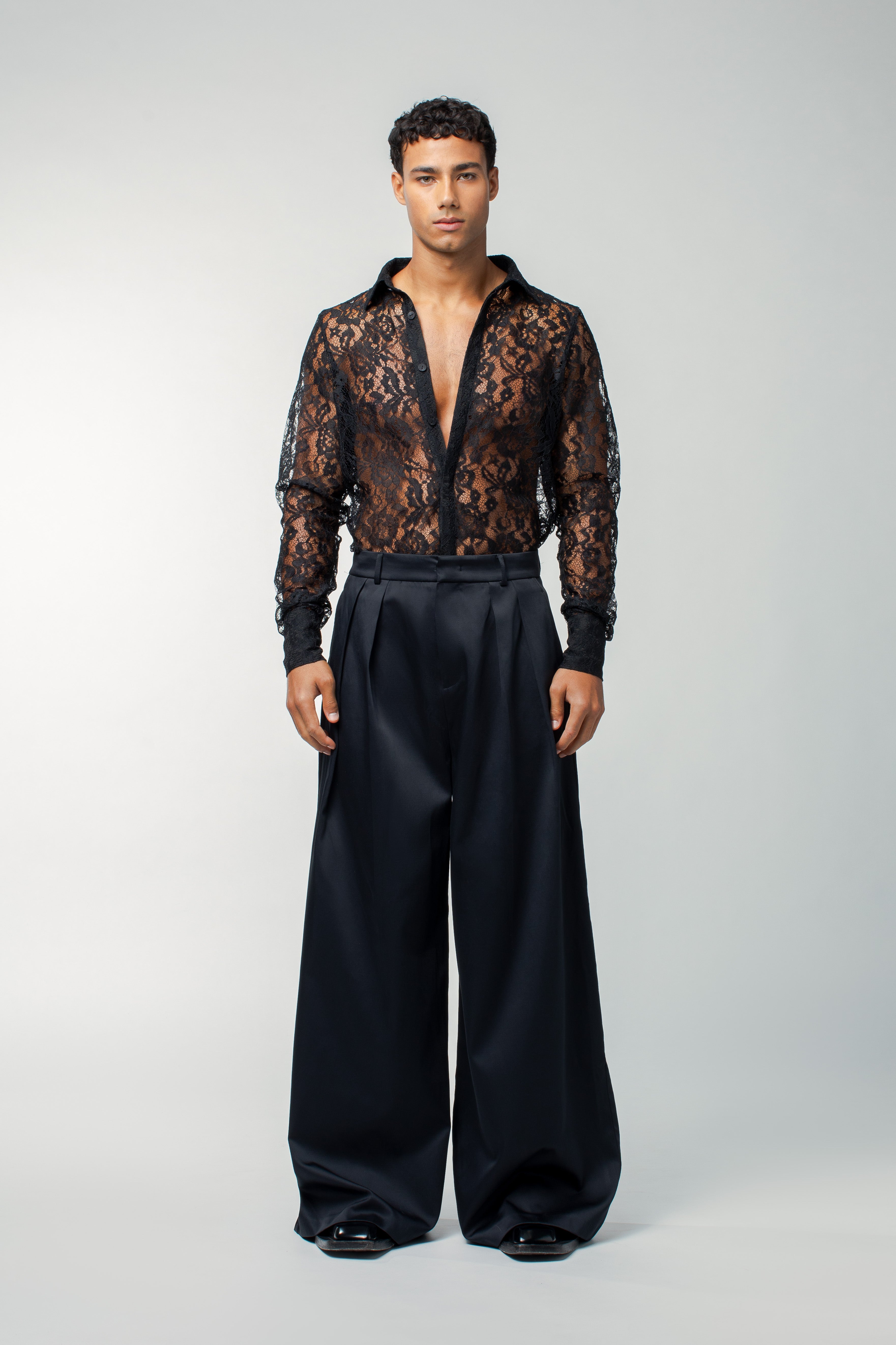 London Shirt Black Lace