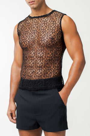 
            
                Load image into Gallery viewer, Ash Top Black Lace
            
        