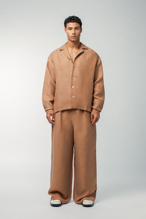 
            
                Load image into Gallery viewer, Harley Linen Shirt Rust
            
        
