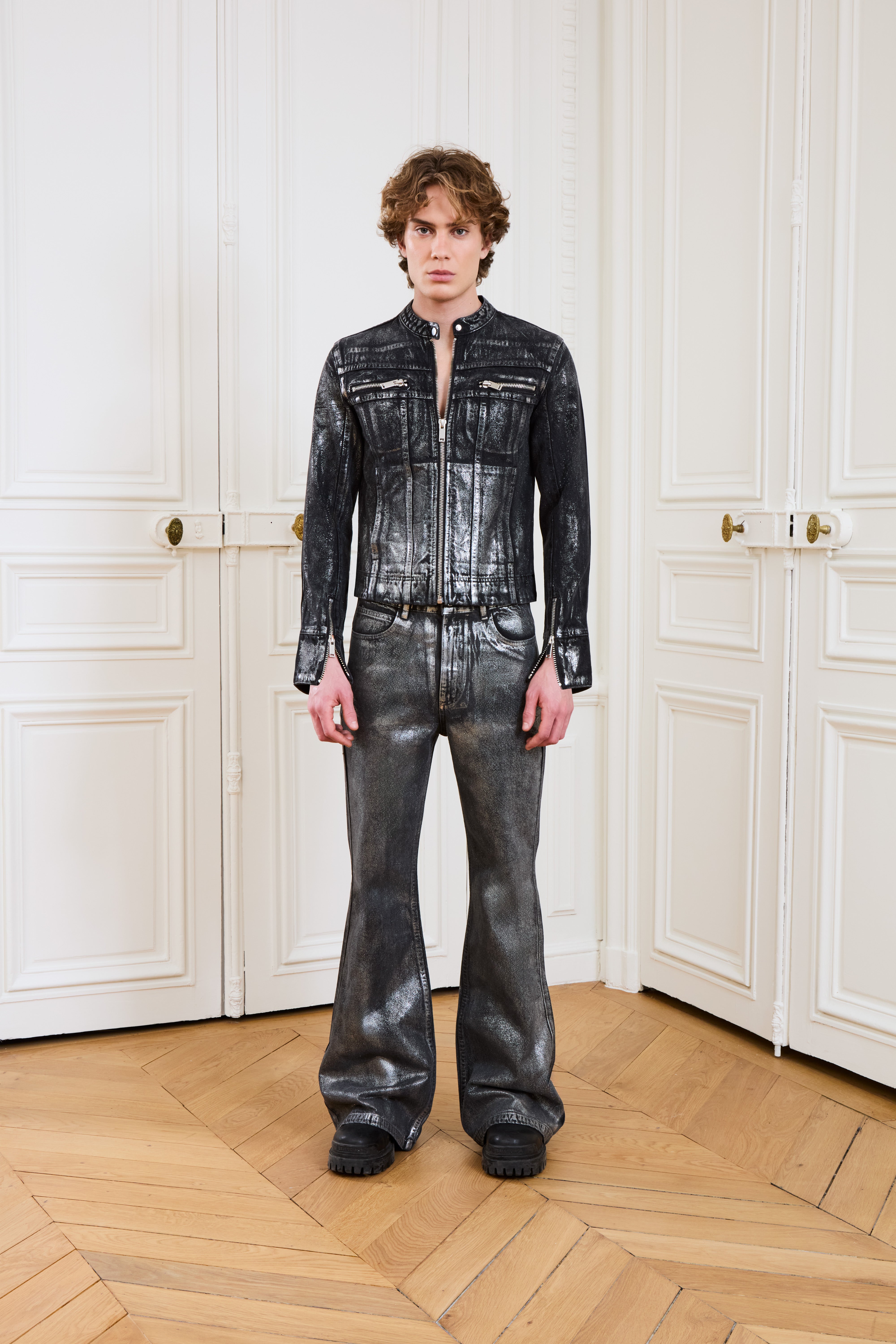 Billy Silver Denim Pants
