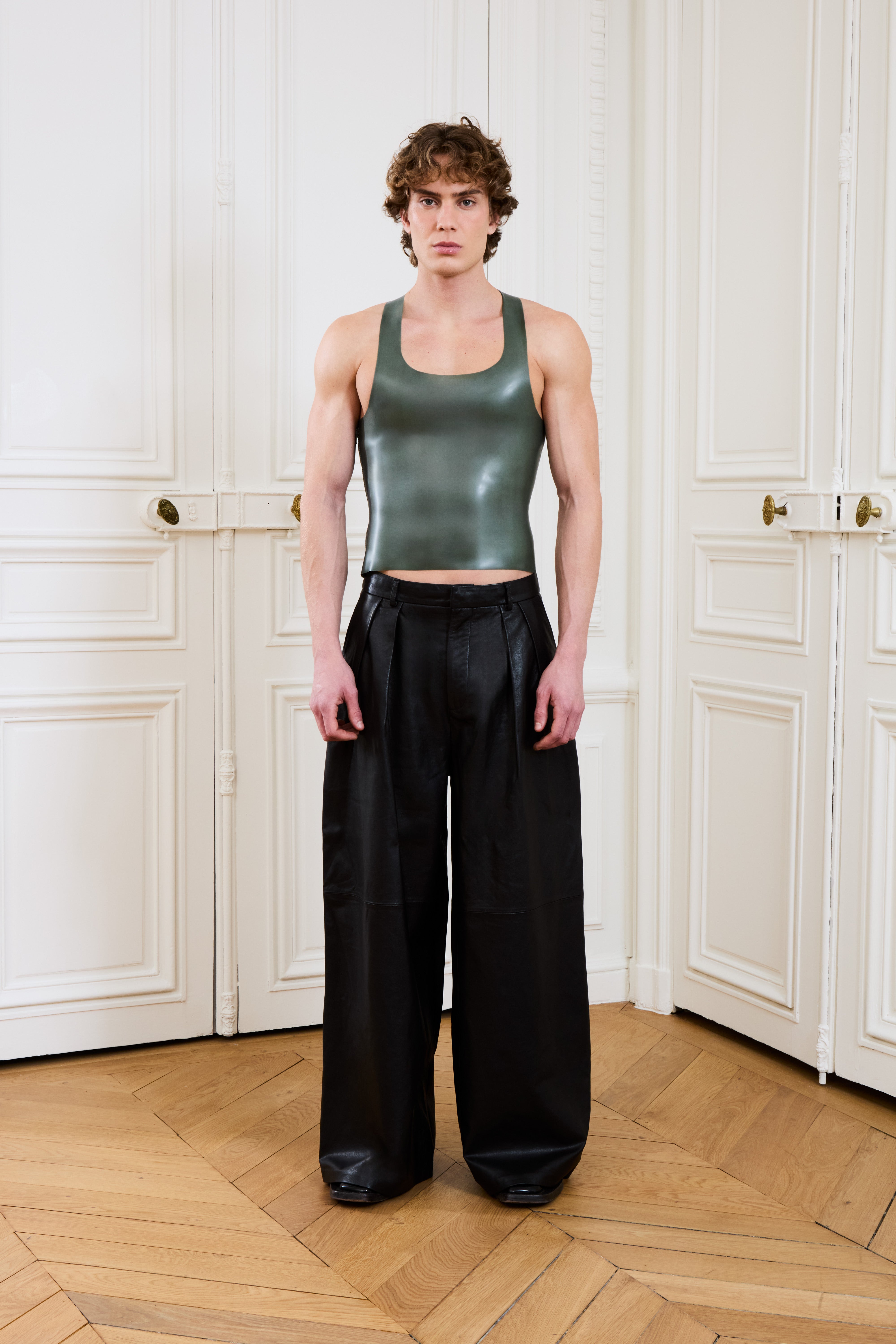 Carlise Latex Tank Olive