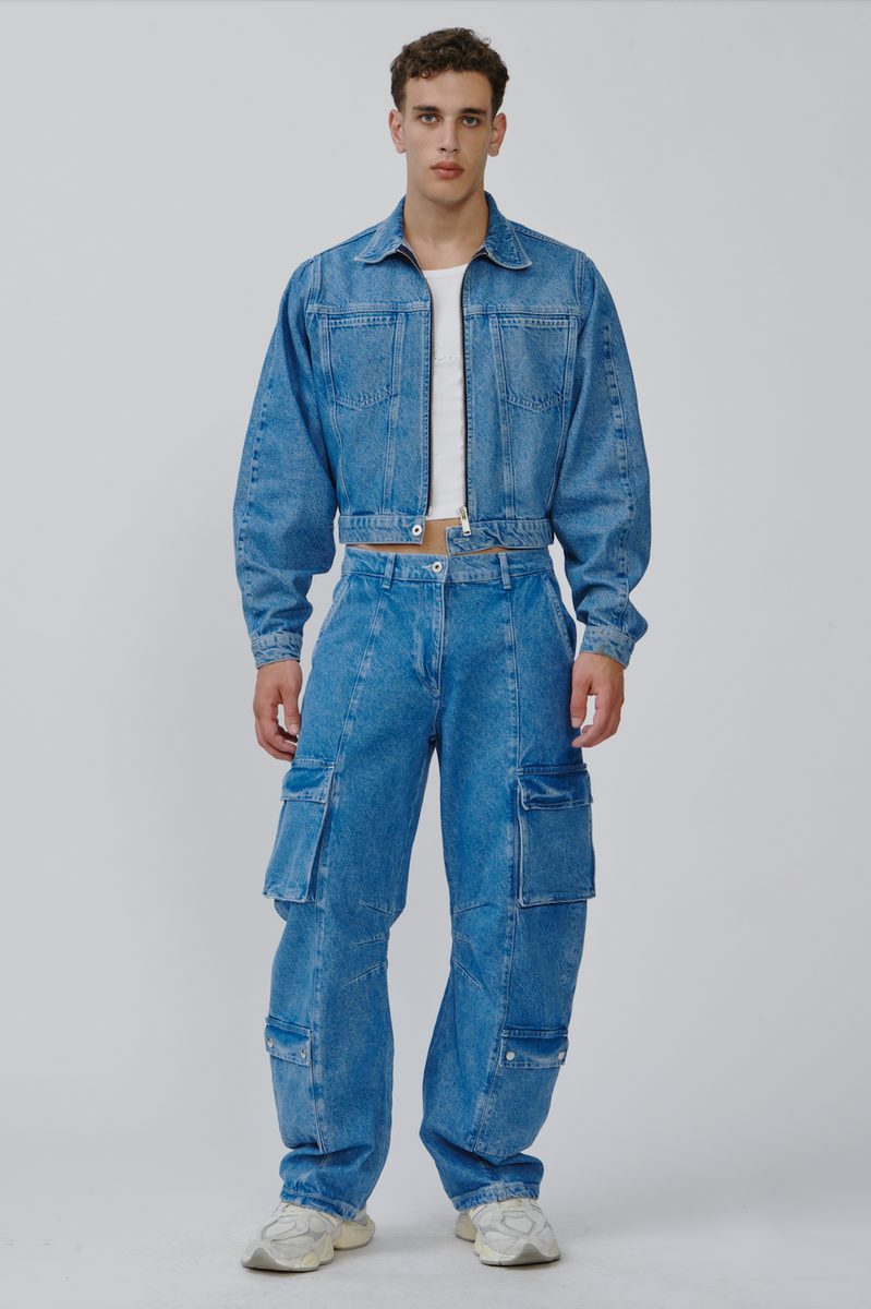 Rae Denim Jacket Mid Blue
