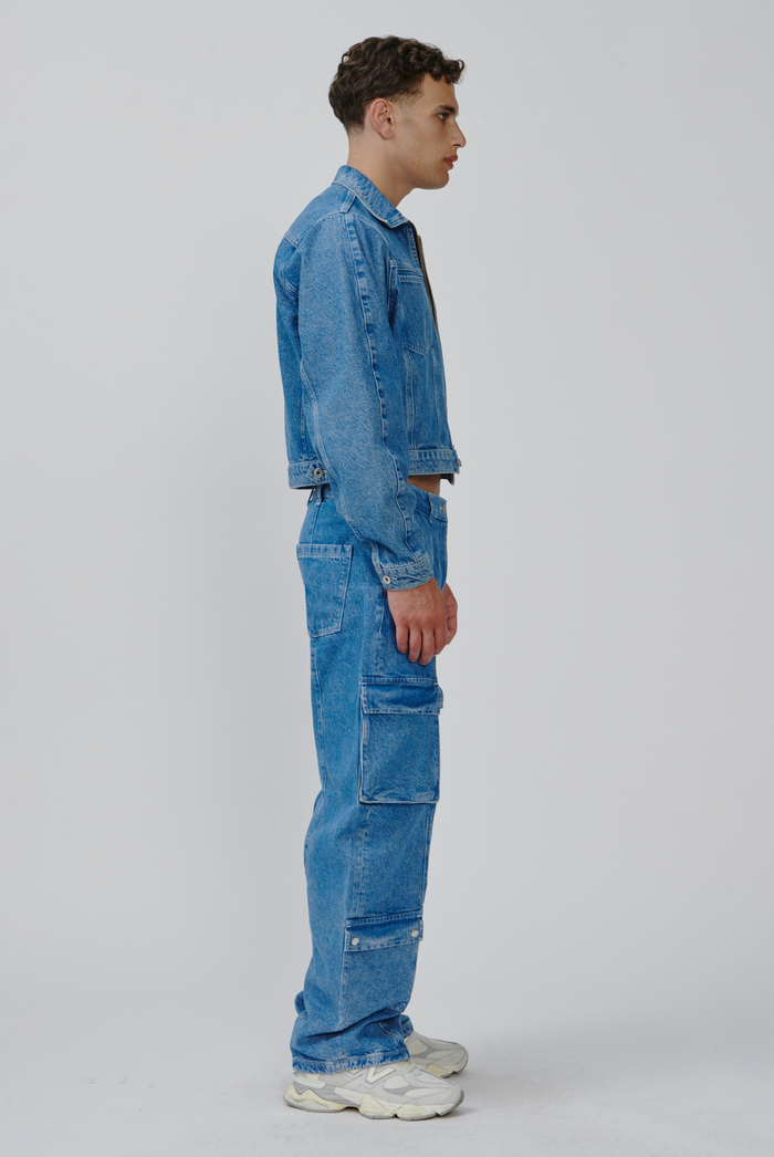Rae Denim Jacket Mid Blue