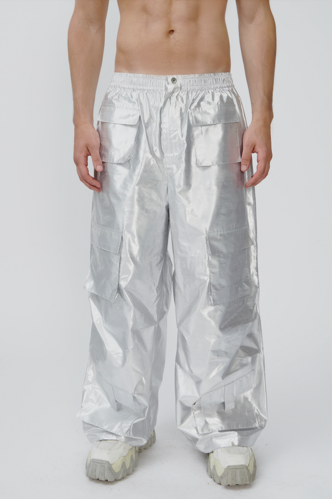 Jodie Cargo Pant Silver