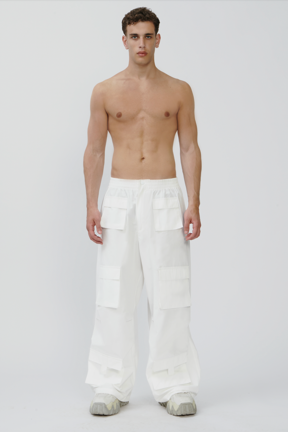 Jodie Cargo Pant White