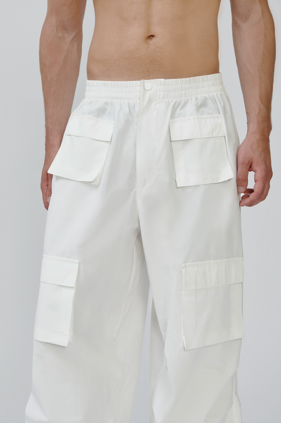 Jodie Cargo Pant White