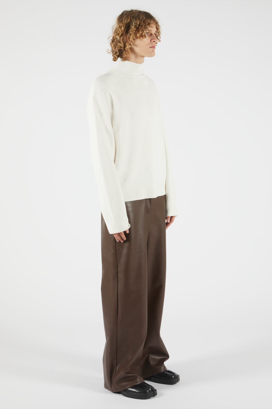 Nathaniel Knit Sweater Ecru