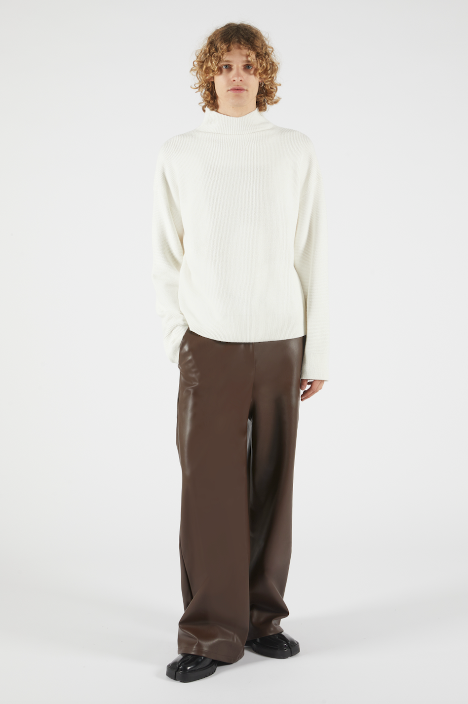 Nathaniel Knit Sweater Ecru