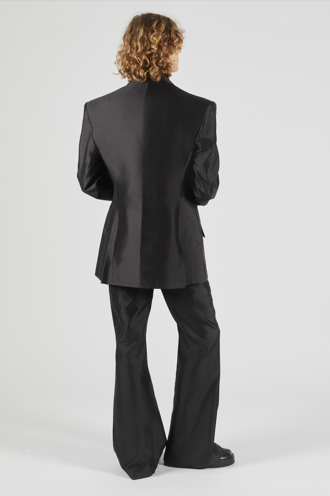 
            
                Load image into Gallery viewer, Hail Silk Taffeta Pants Black
            
        