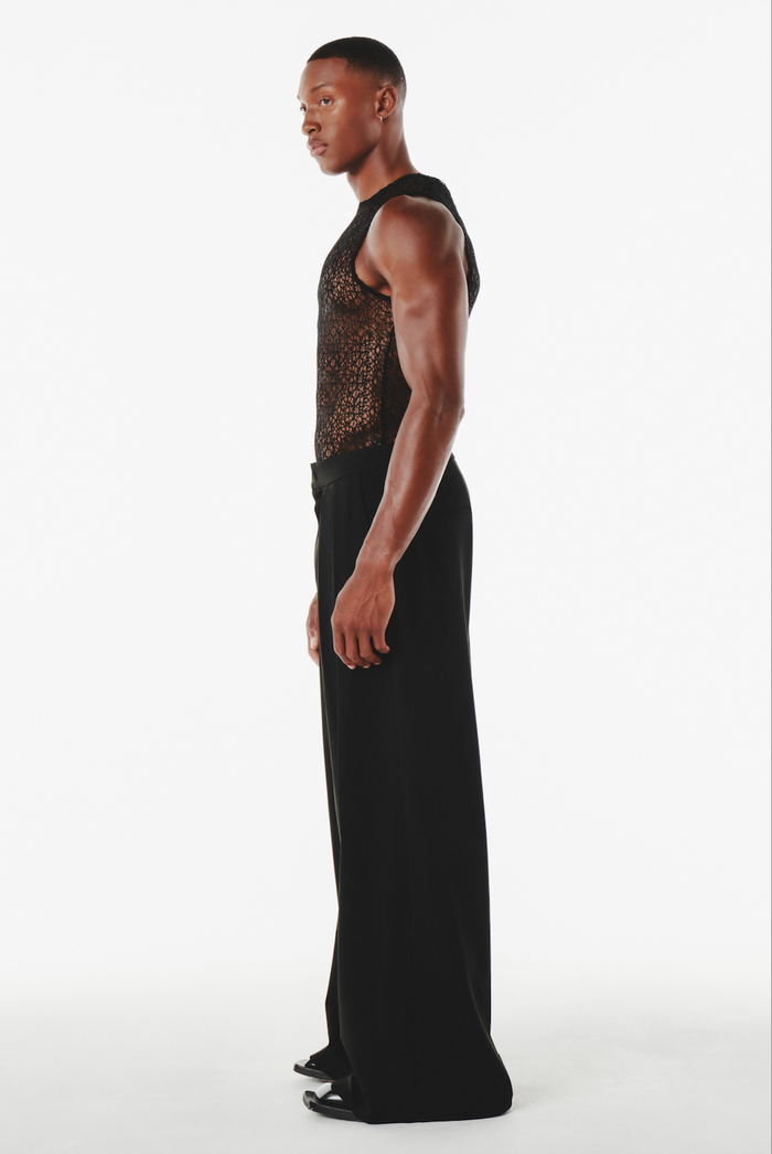 Ash Top Black Lace