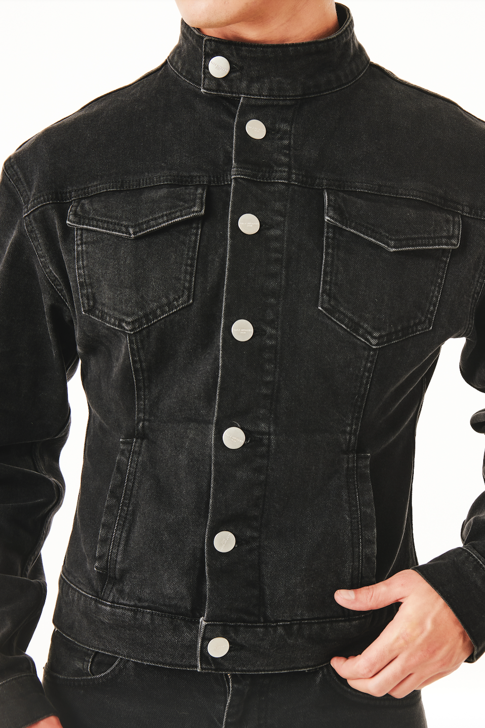 Orion Denim Jacket Washed Black