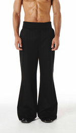 Axel Pants Black and Brown pinestripe