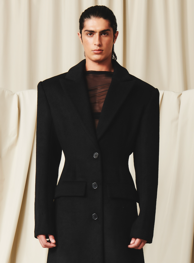Gianni Coat Black